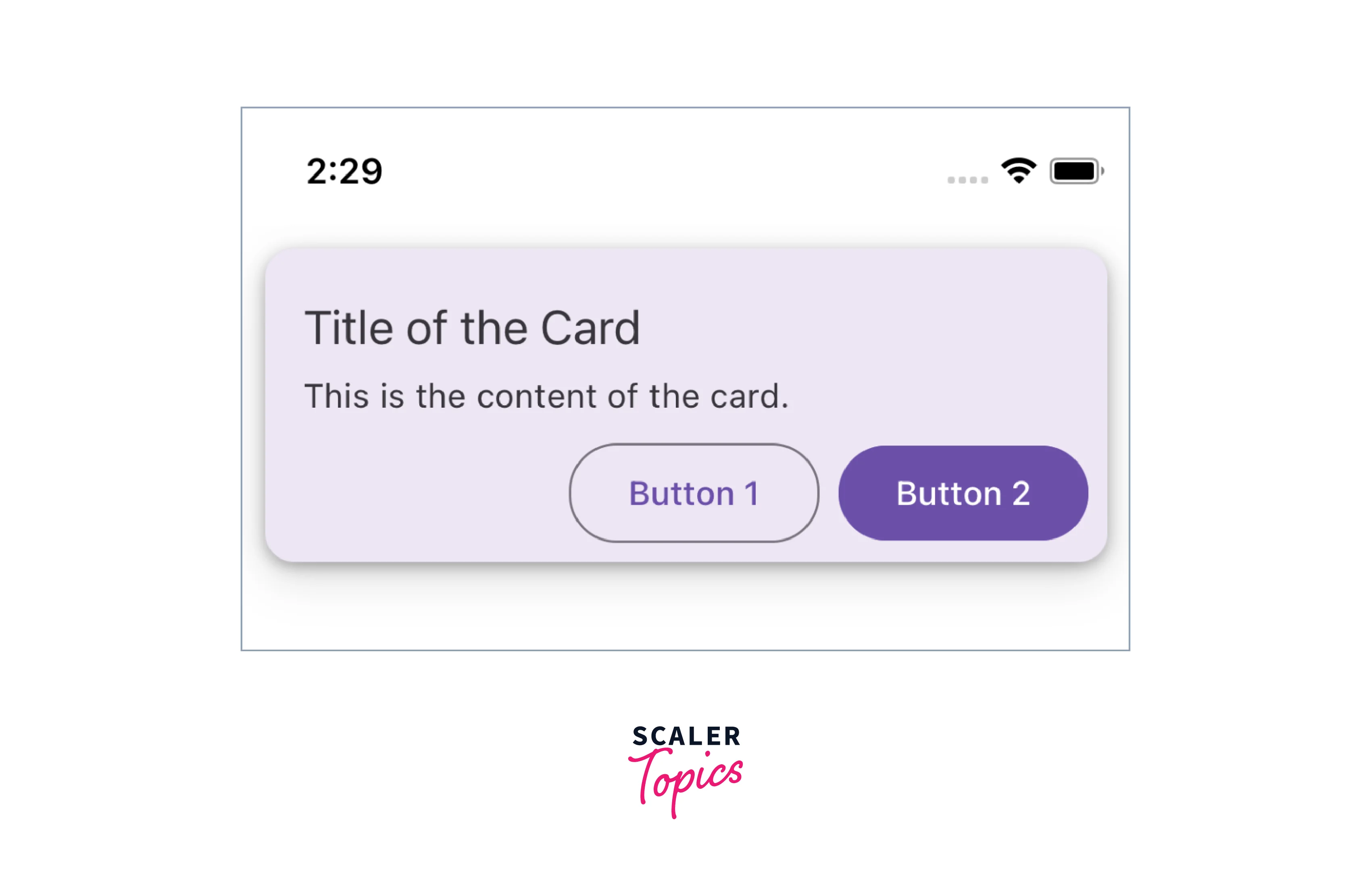 React Native Card - Scaler Topics