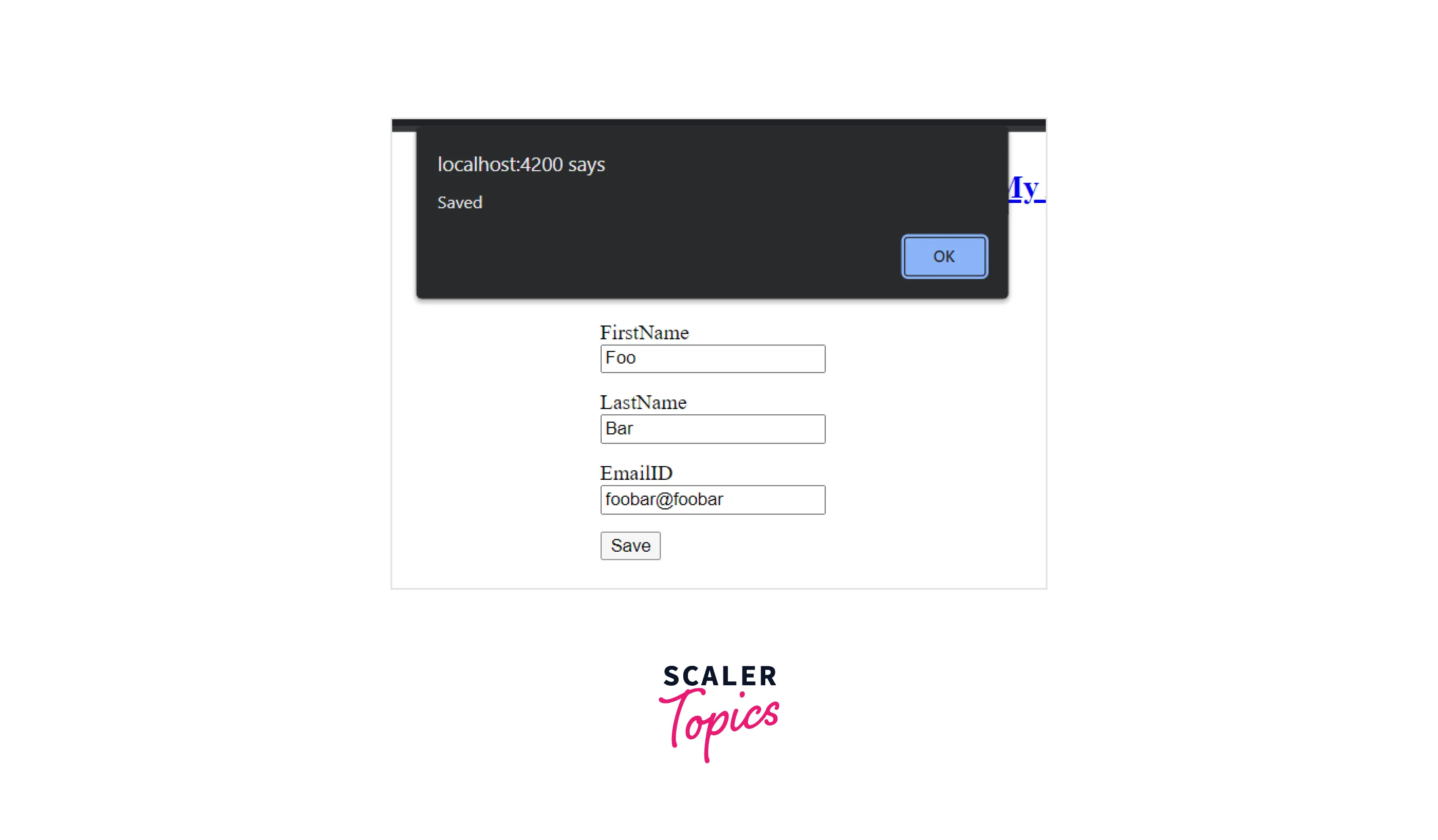 Adding Angular Form Controls On Save click