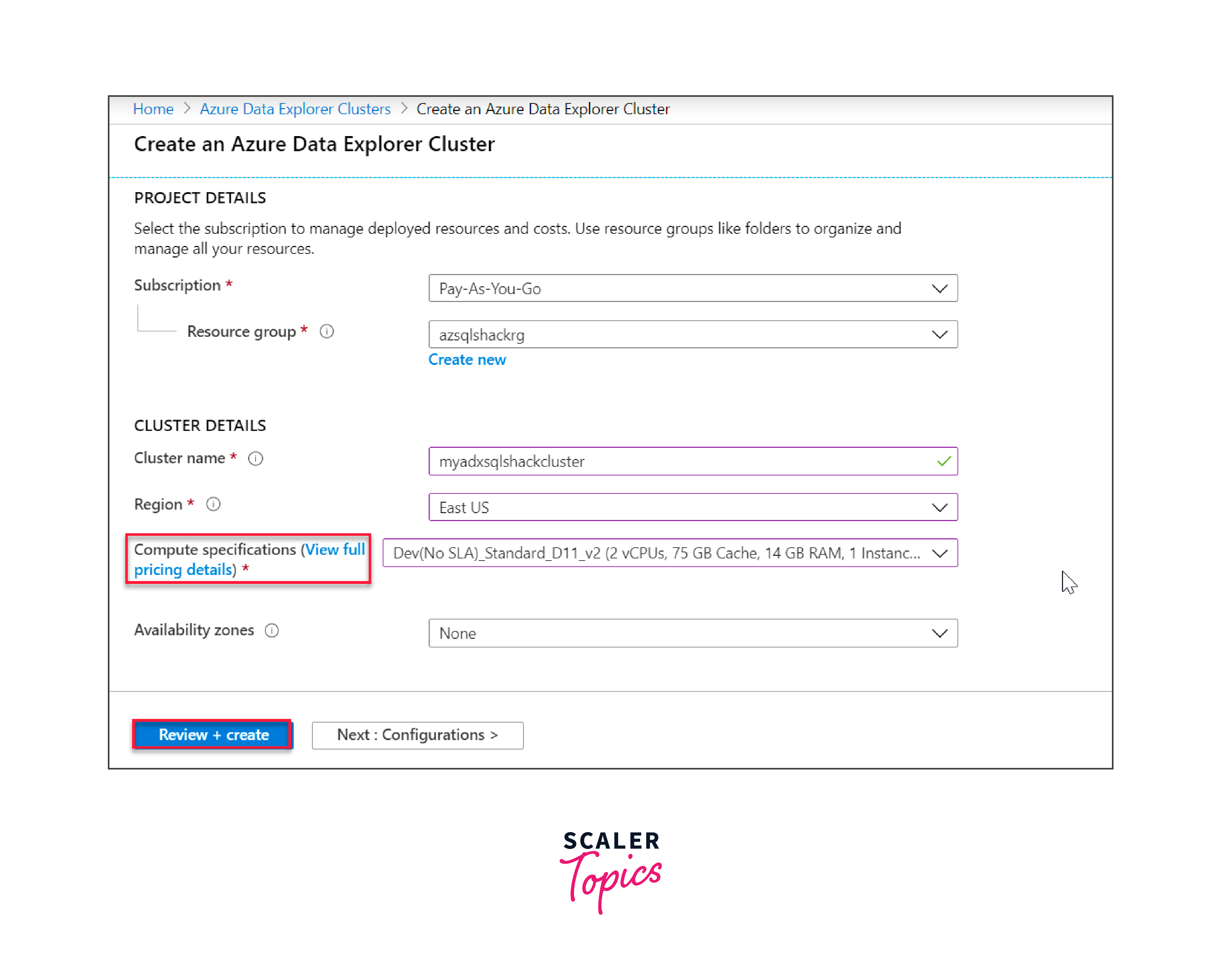 creating a database