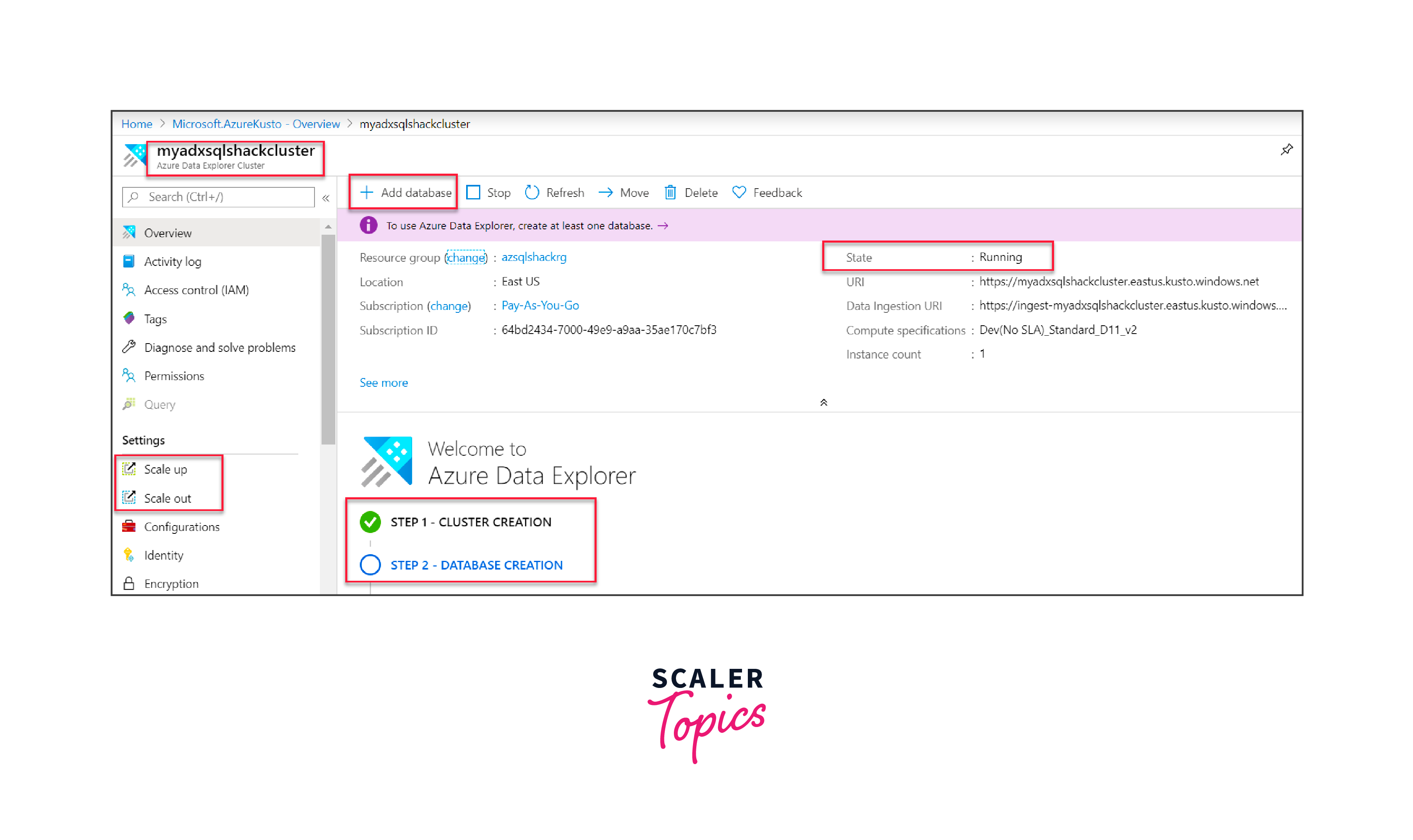 setting up a database