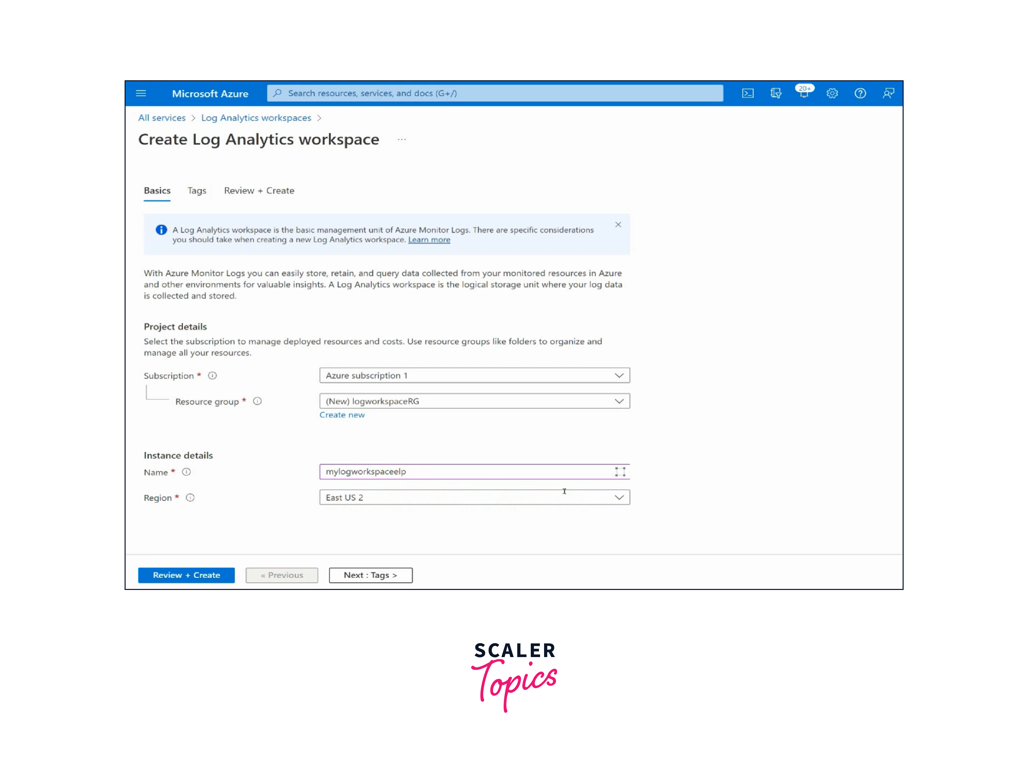 Azure Log Analytics Scaler Topics