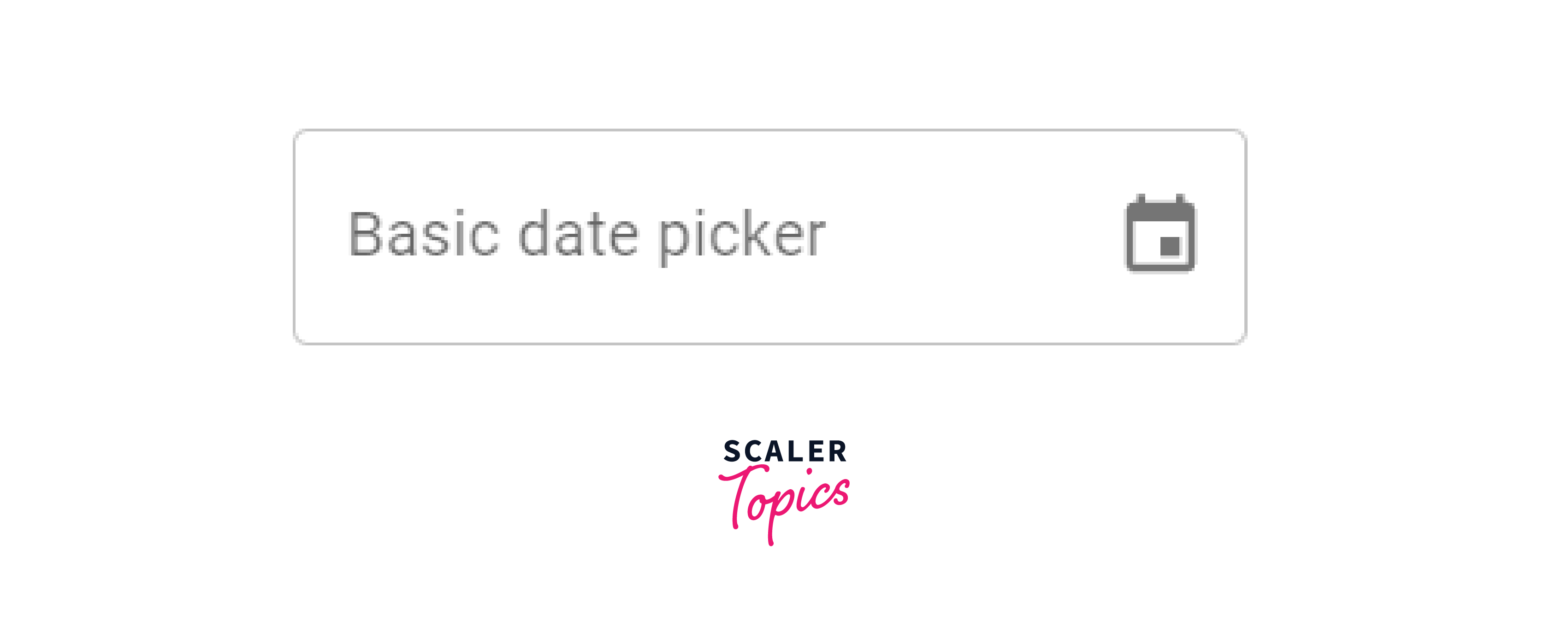 Basic date picker