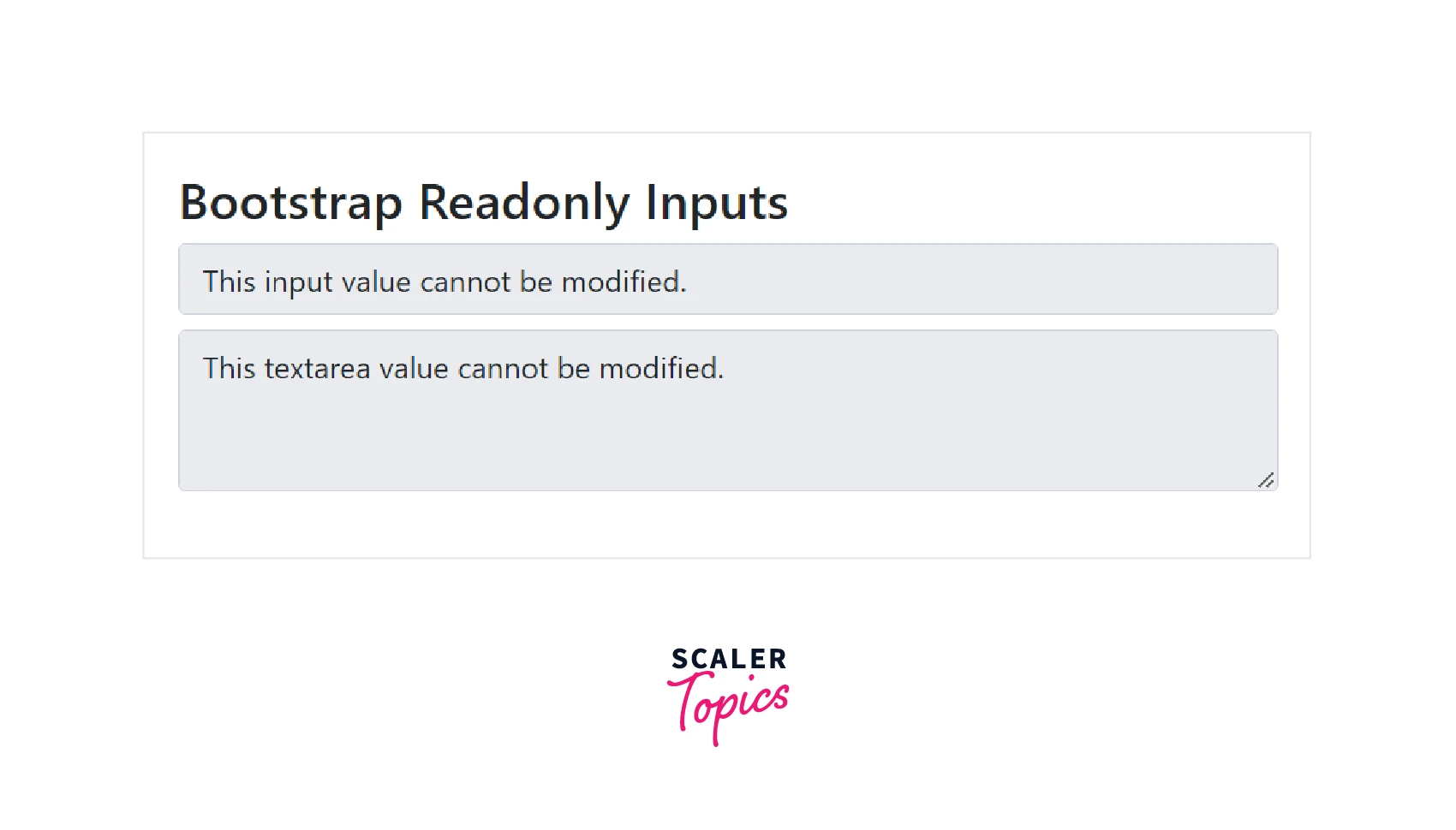 bootstrap-readonly-inputs