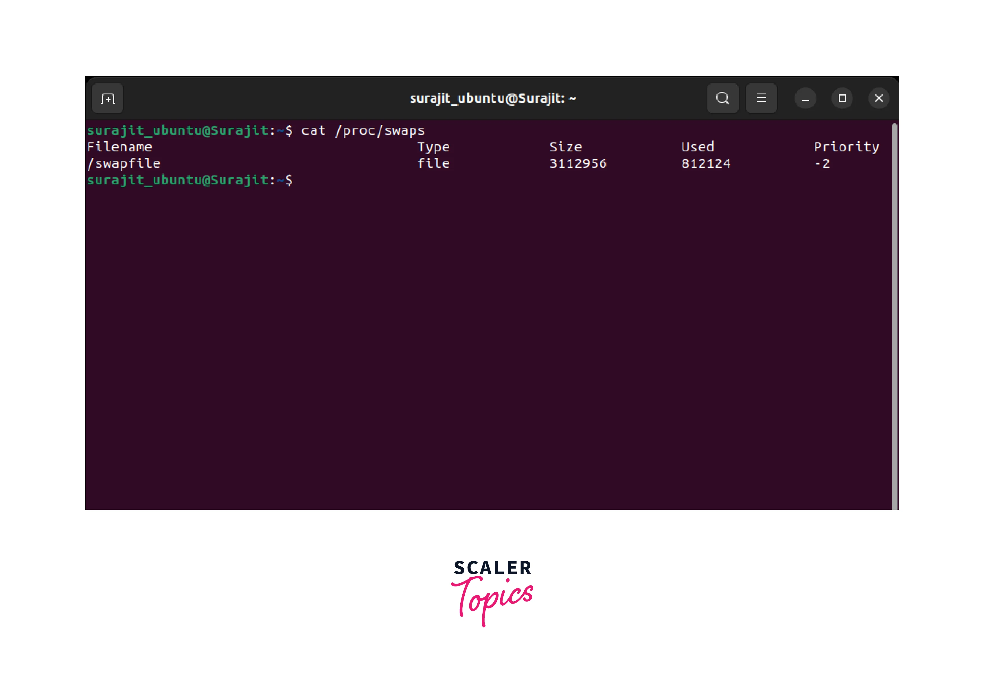 how-to-check-swap-space-usage-in-linux-scaler-topics