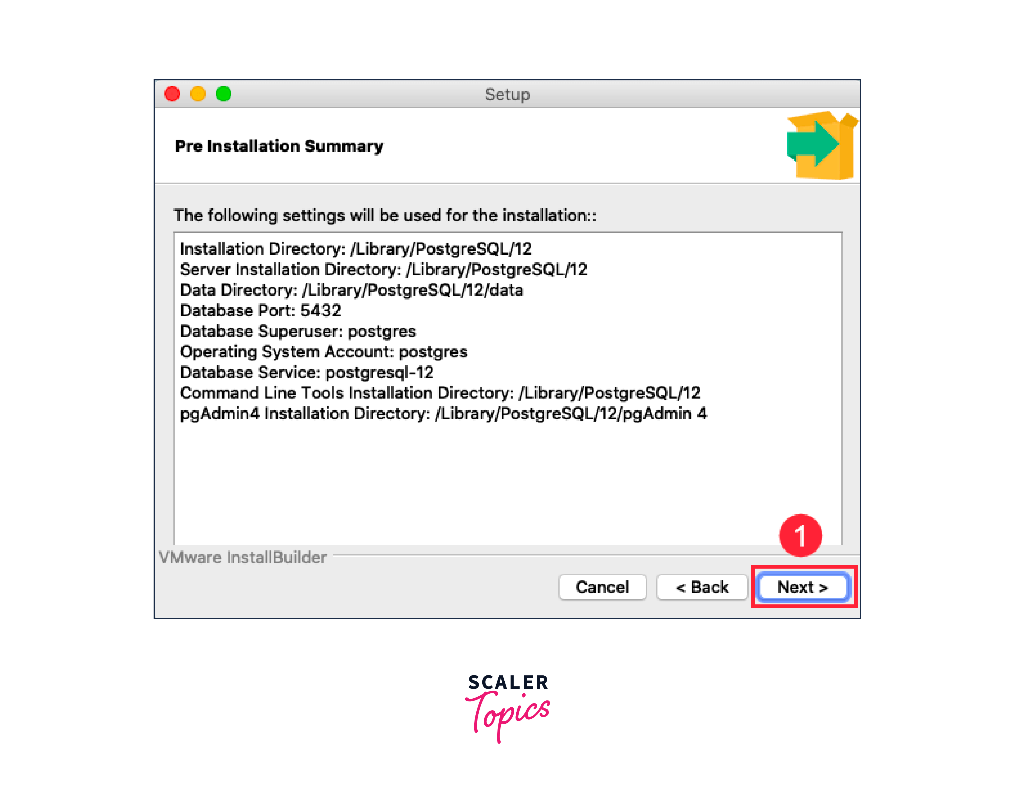 checking all the installation details for postgresql on mac