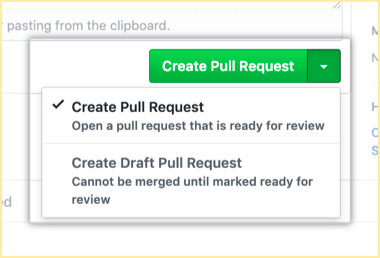 create a pull request in github