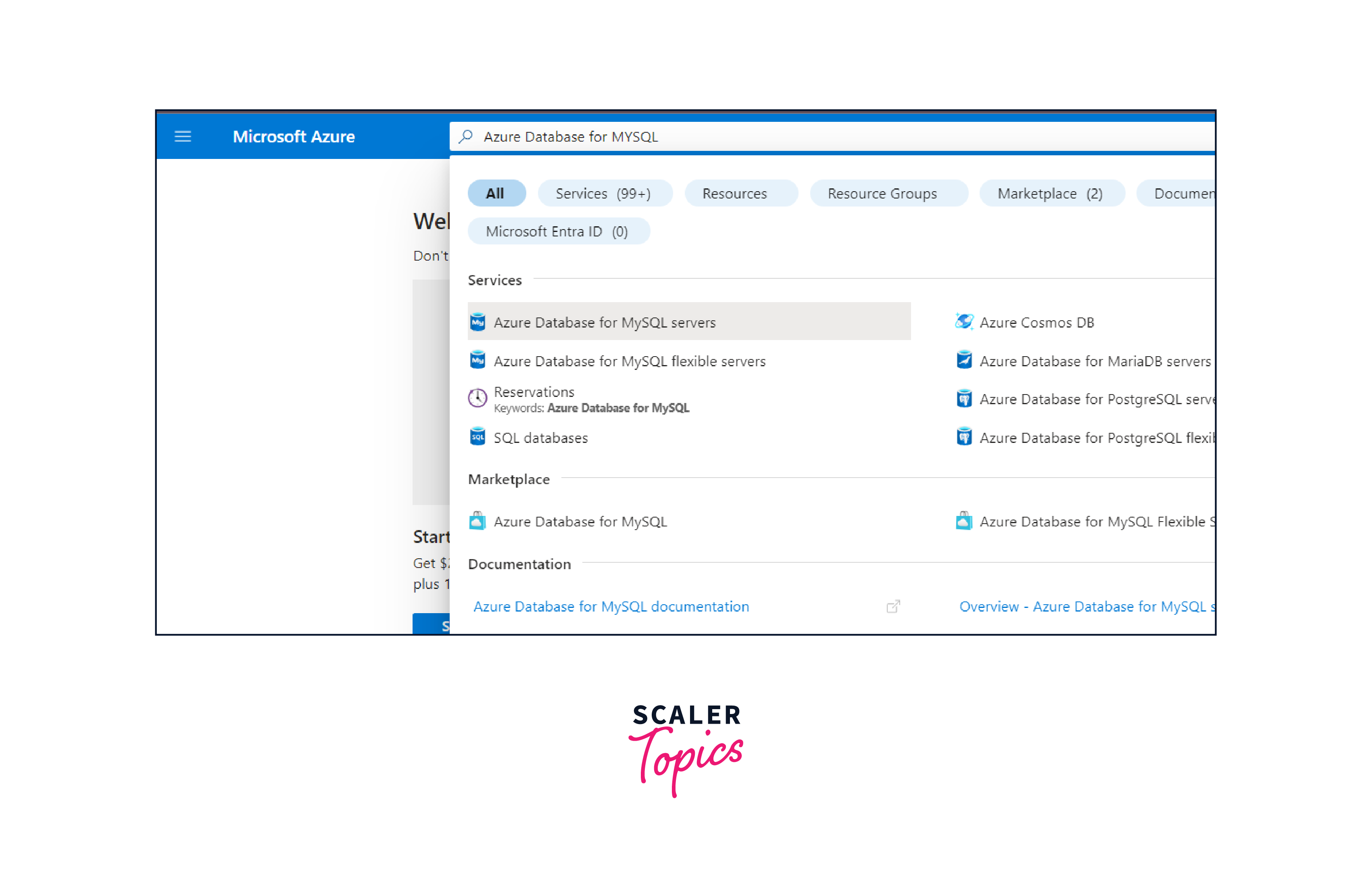 Create an Azure Database for MySQL