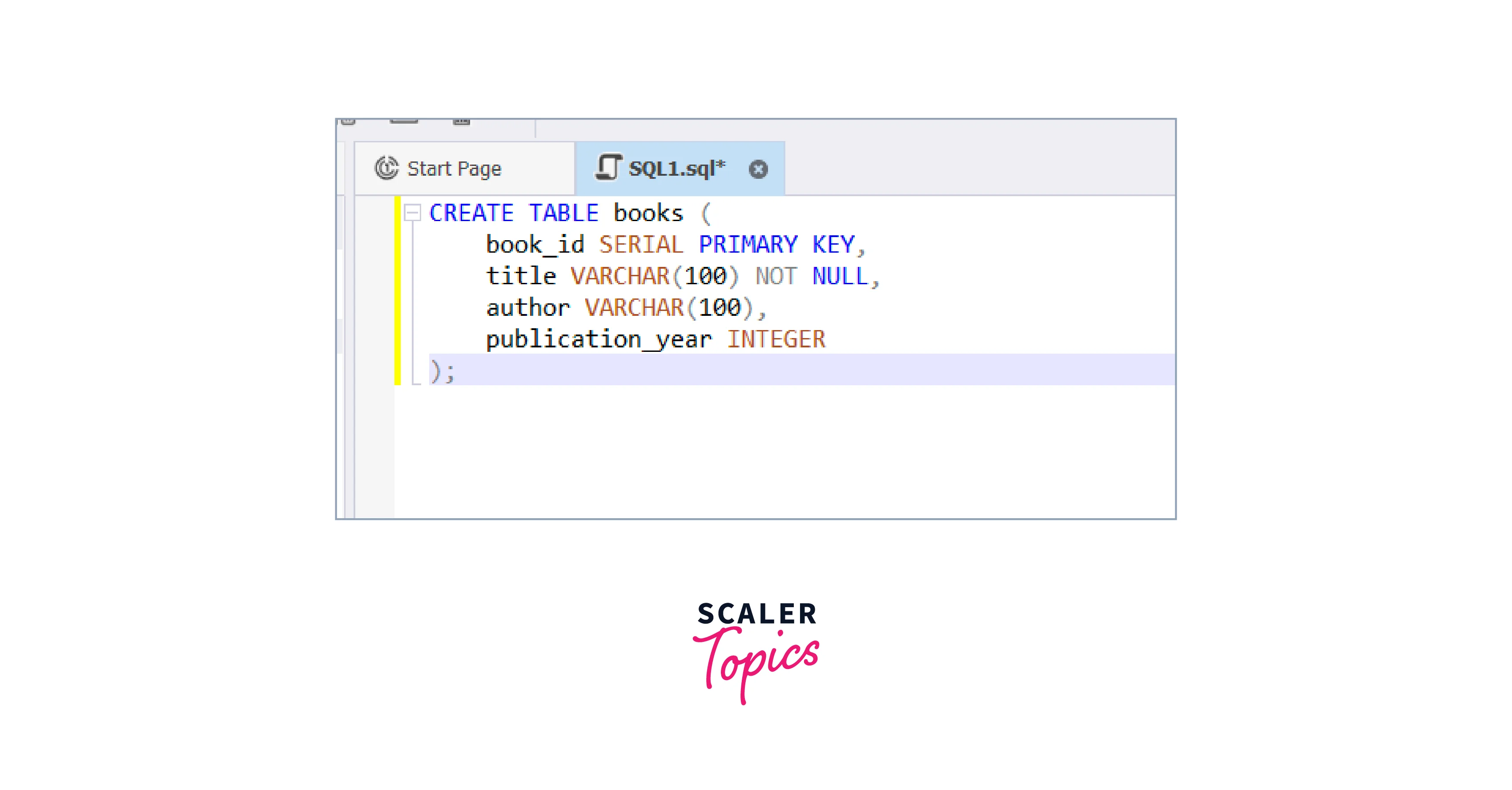 create table in dfroge