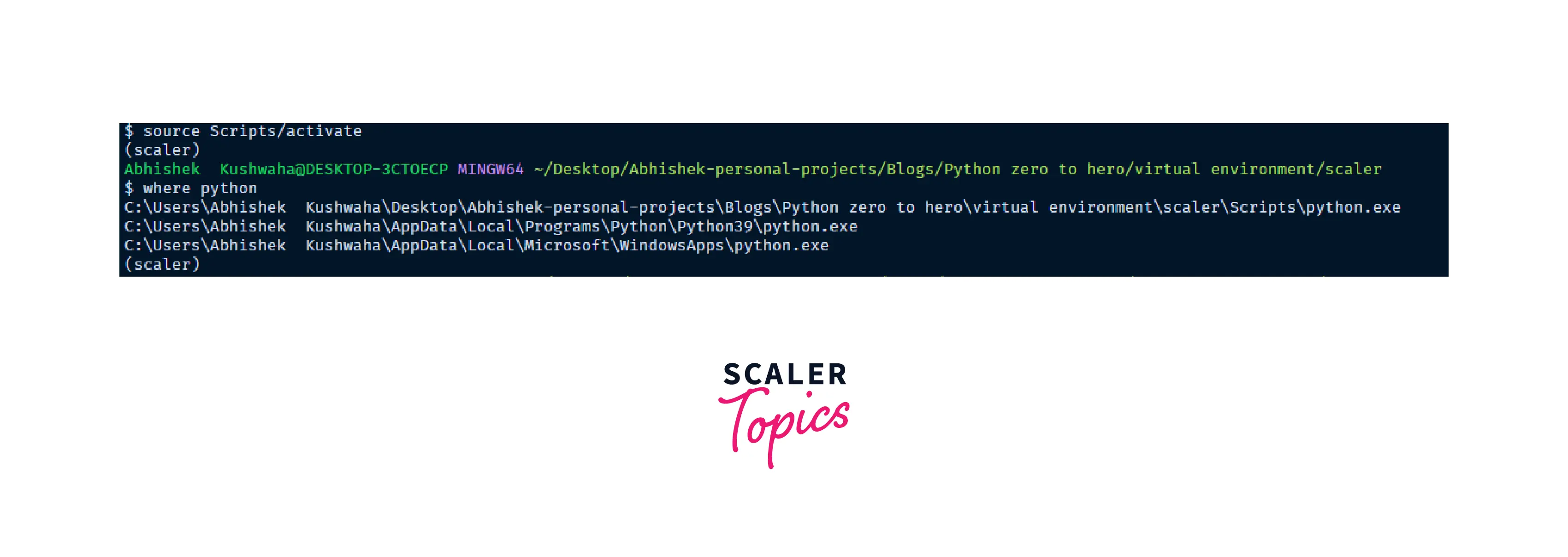 How to Create a Virtual Environment in Python? - Scaler Topics