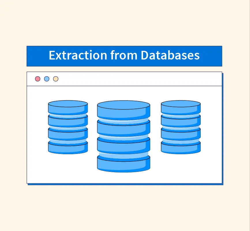 Extract data from databases