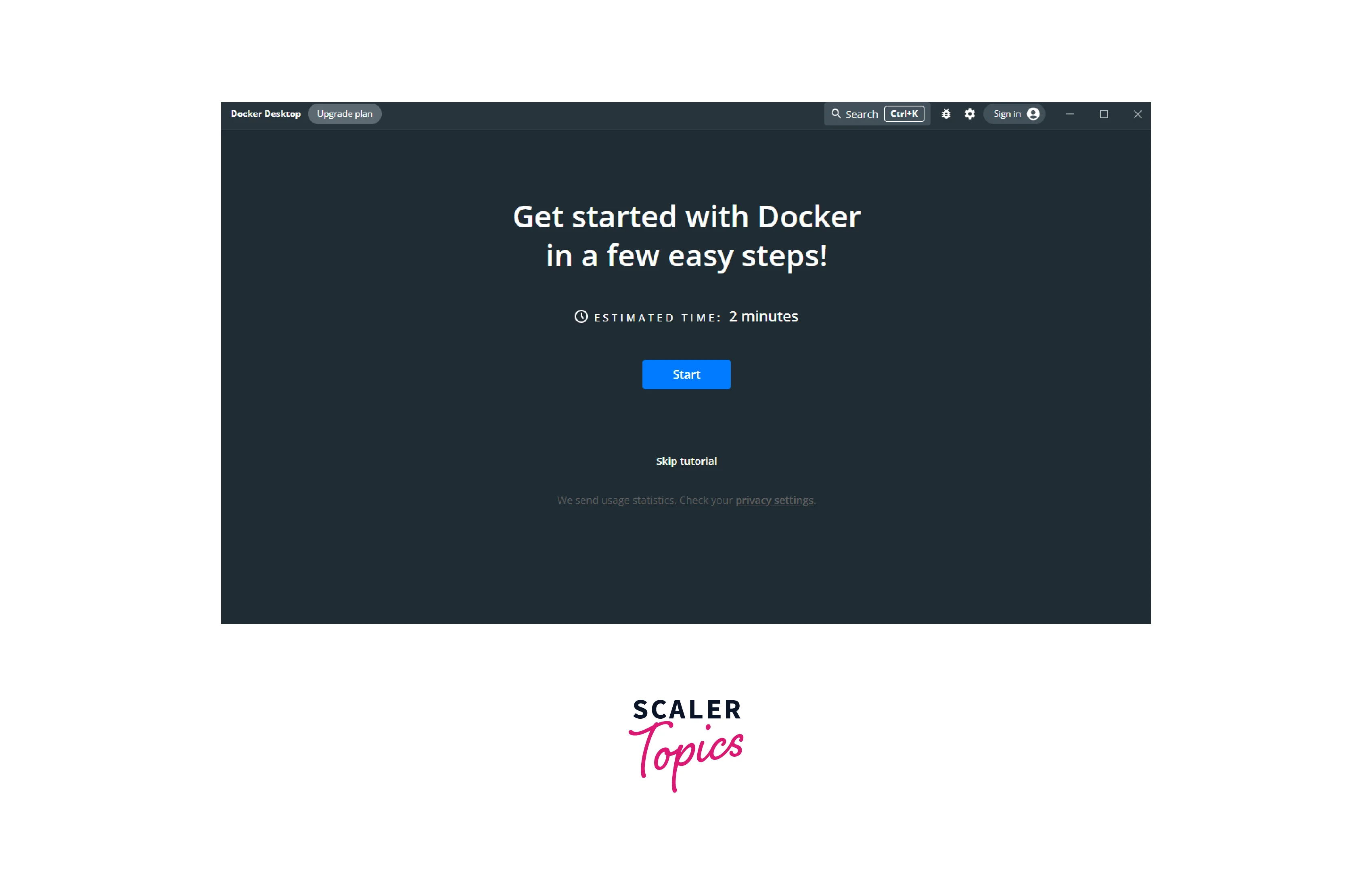 docker desktop running state