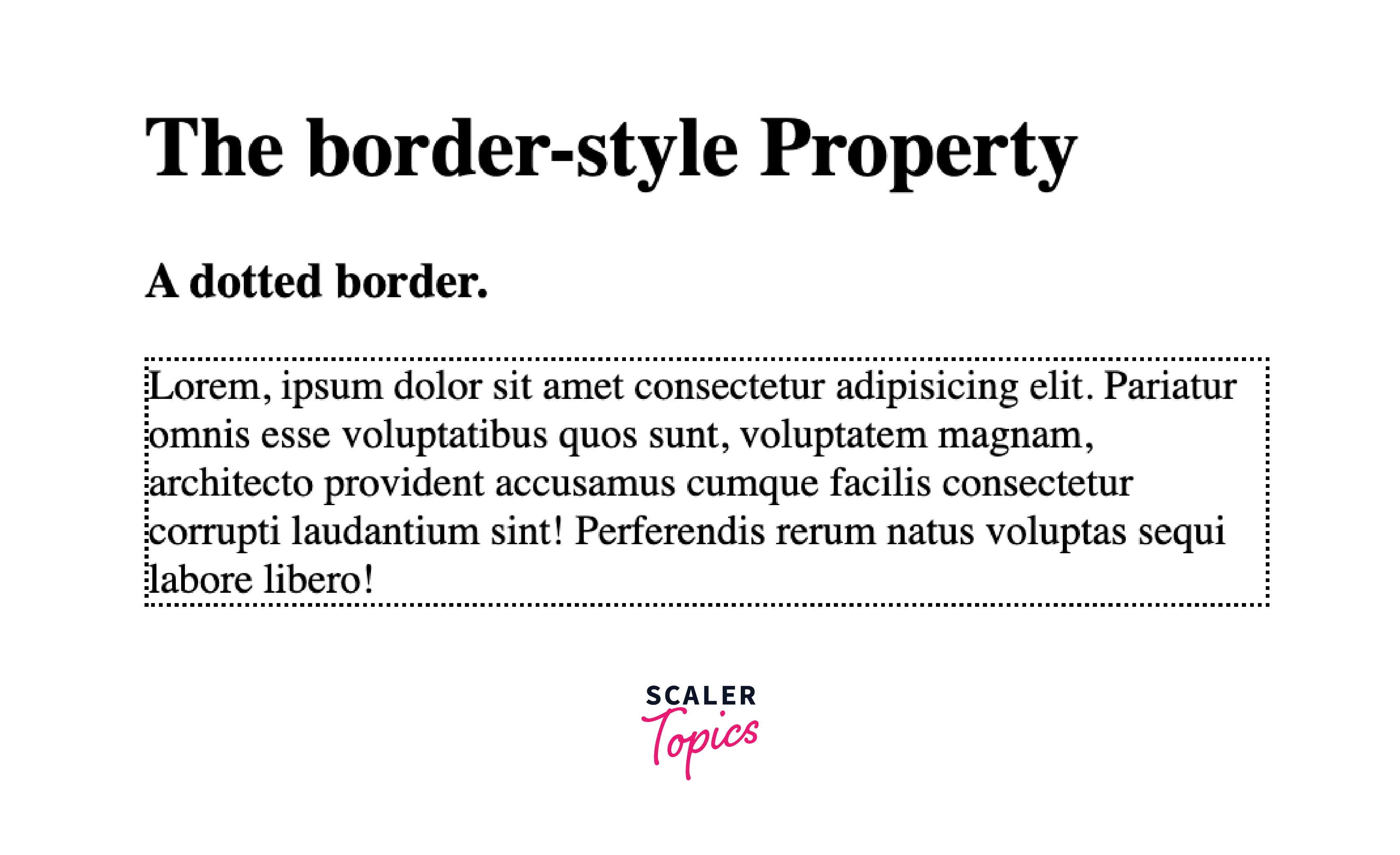 What Are The Types Of CSS Borders? - Scaler Topics