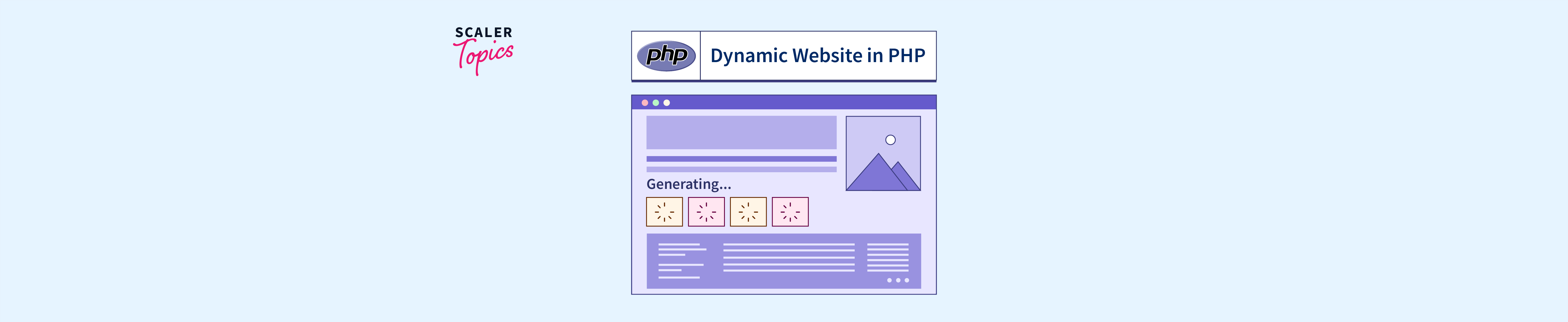 make php dynamic website