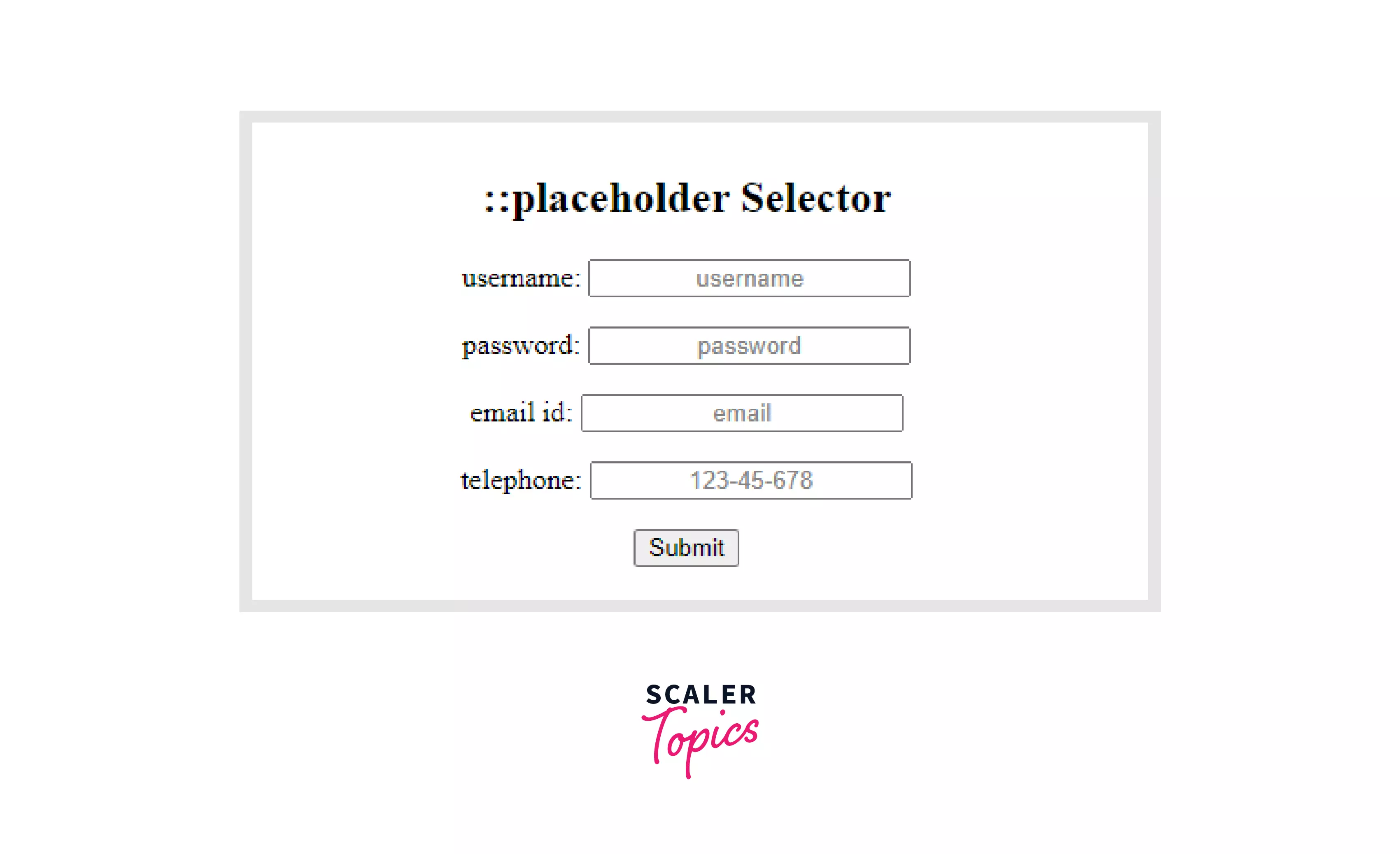empty placeholder