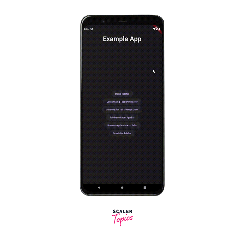 example-app-of-flutter-app-with-tabbar