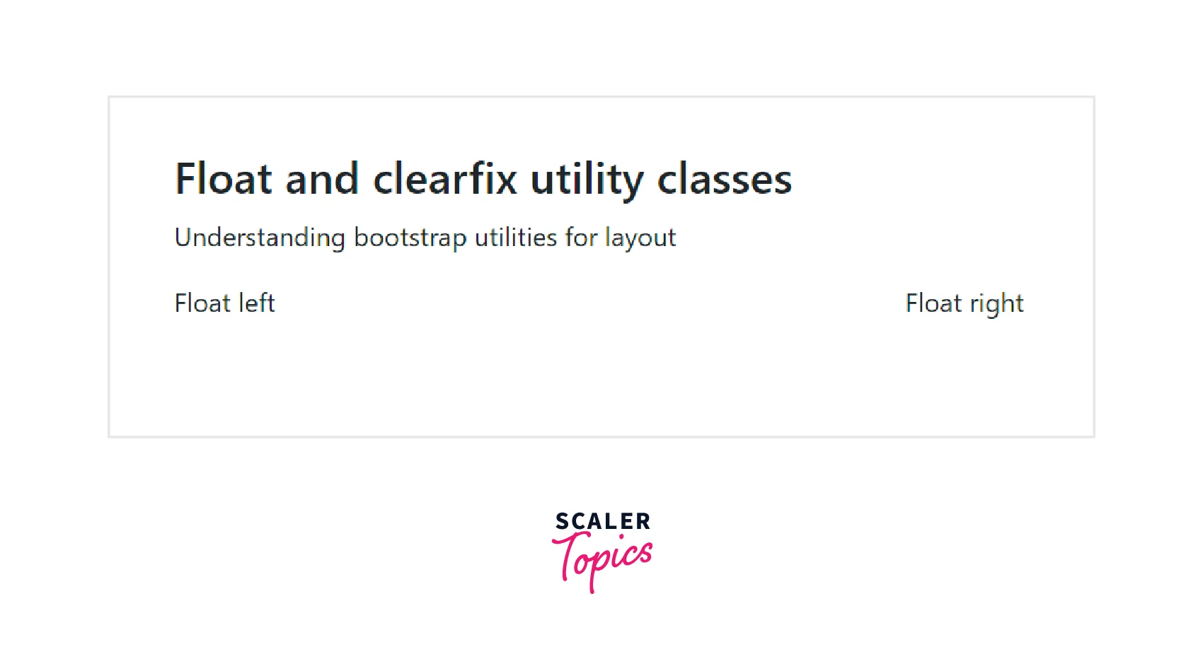 float & clearfix utilities