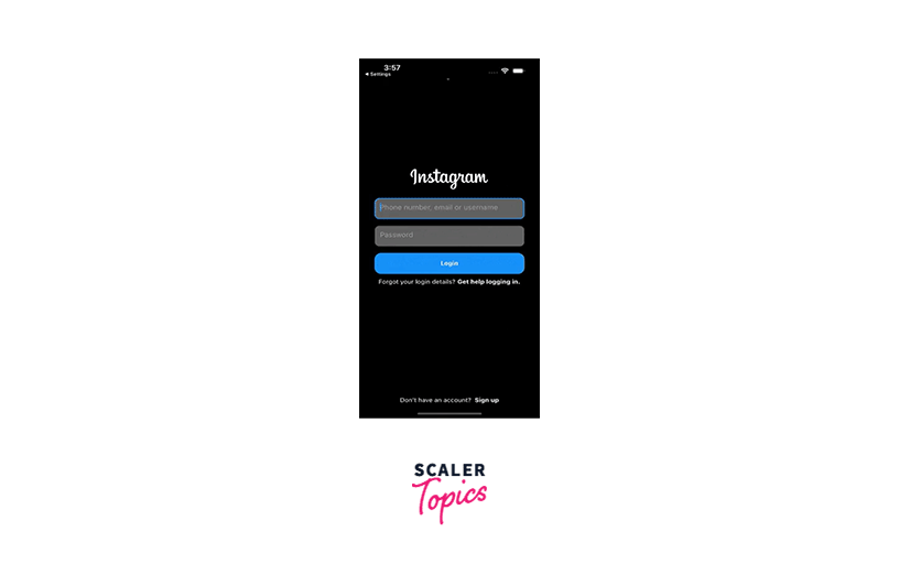 flutter instagram ui