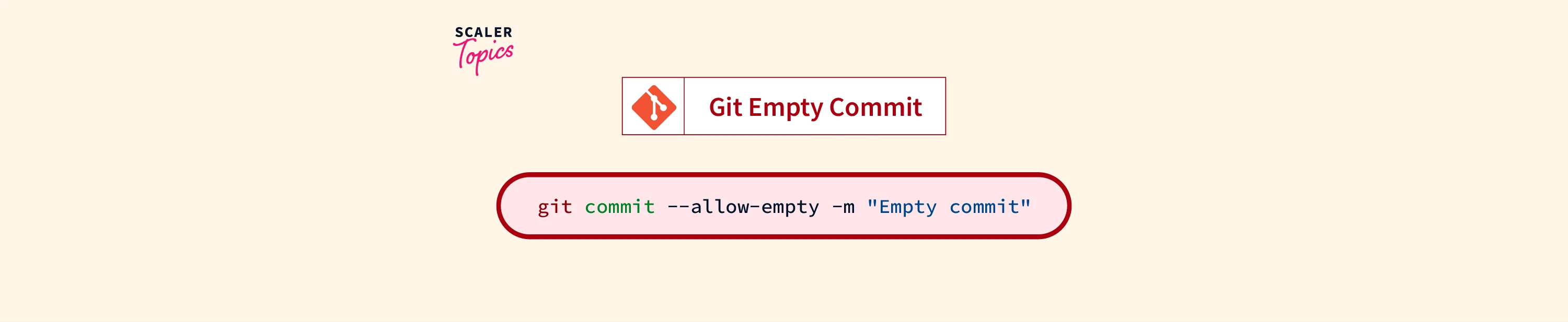 How To Push An Empty Commit In Git? - Scaler Topics
