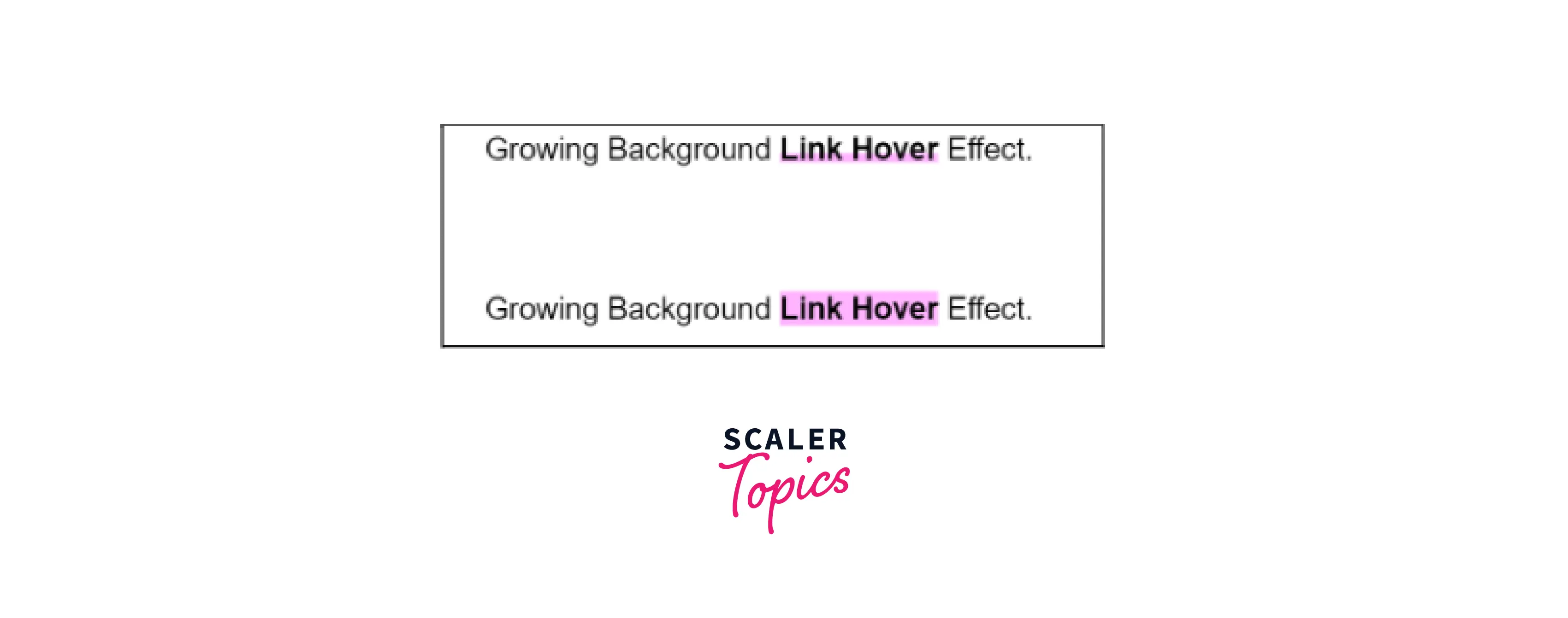 Growing Background Link Hover Effect