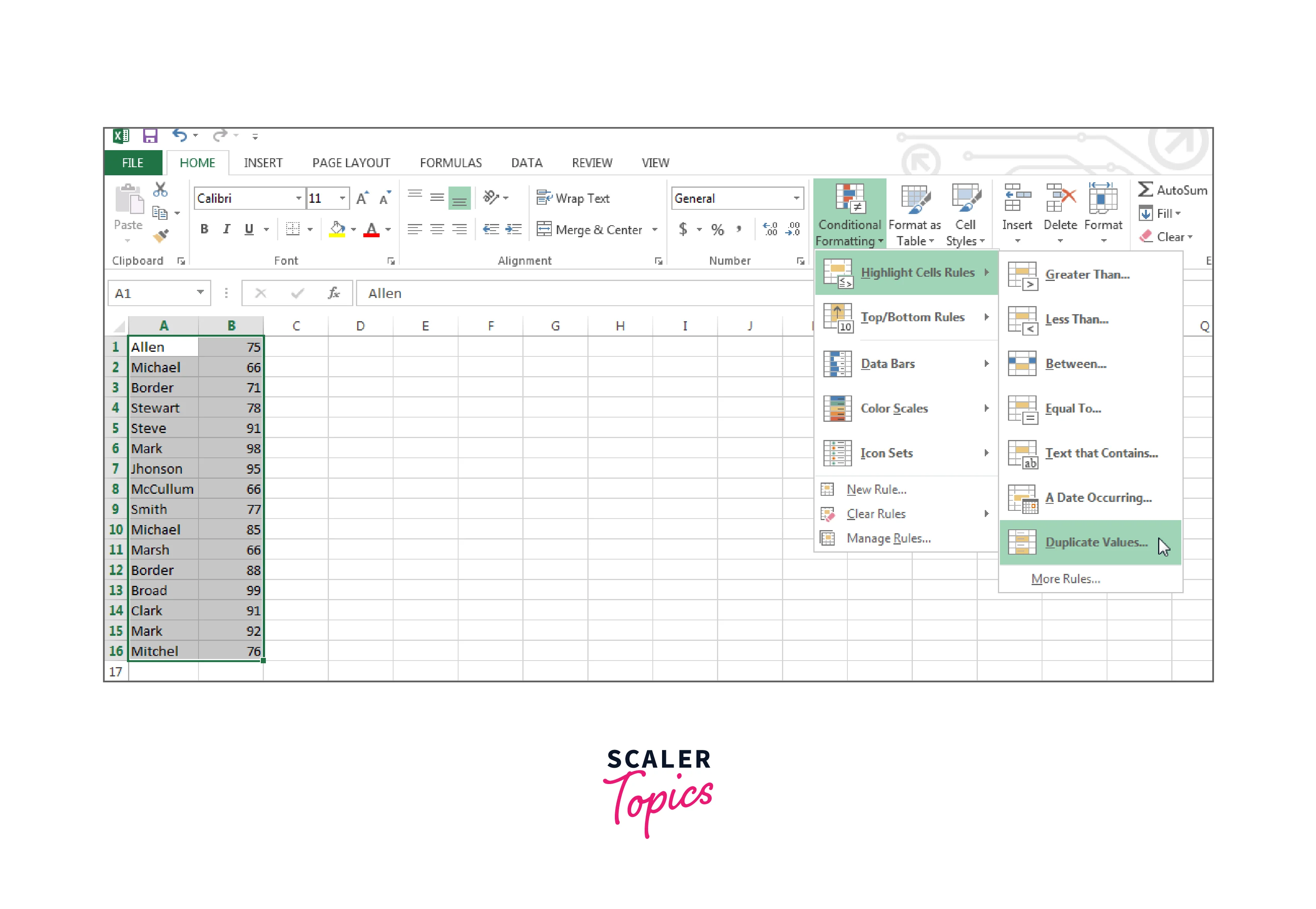 Excel desktop