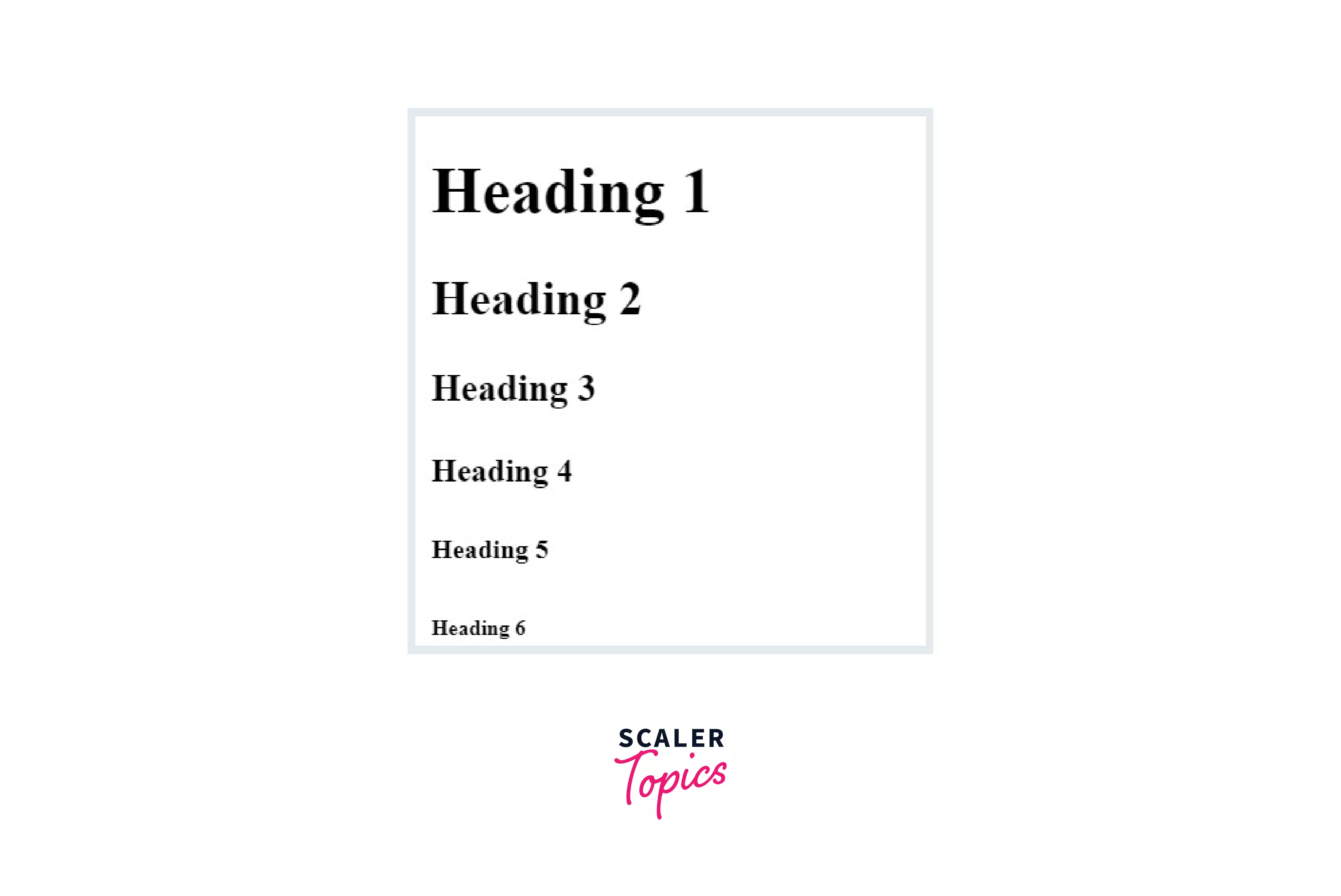 Headings tags examples