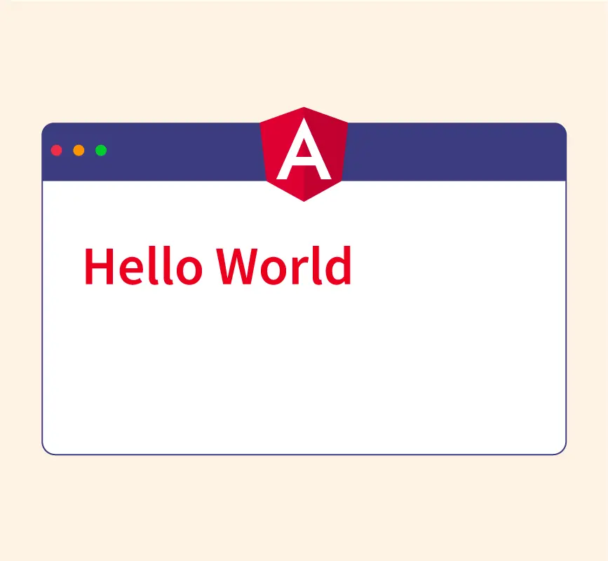 Hello World by Angular