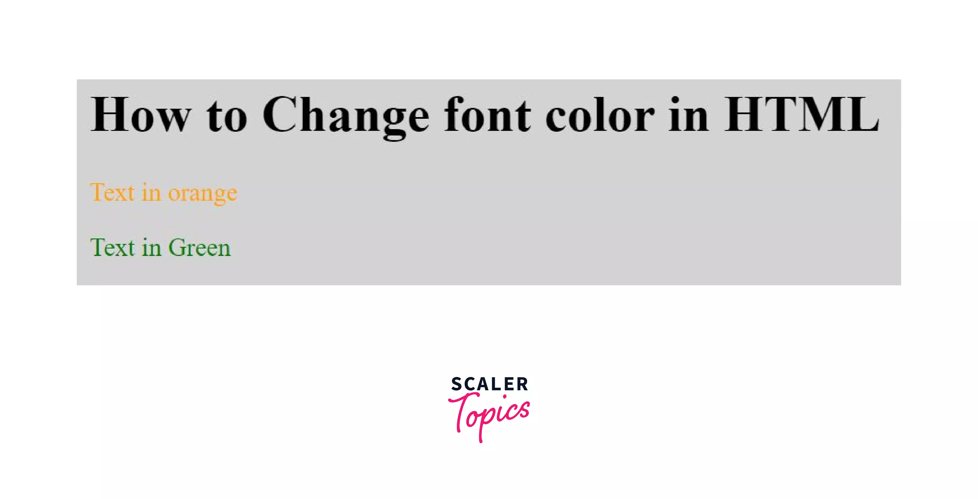 How To Change Colour Of Text Html