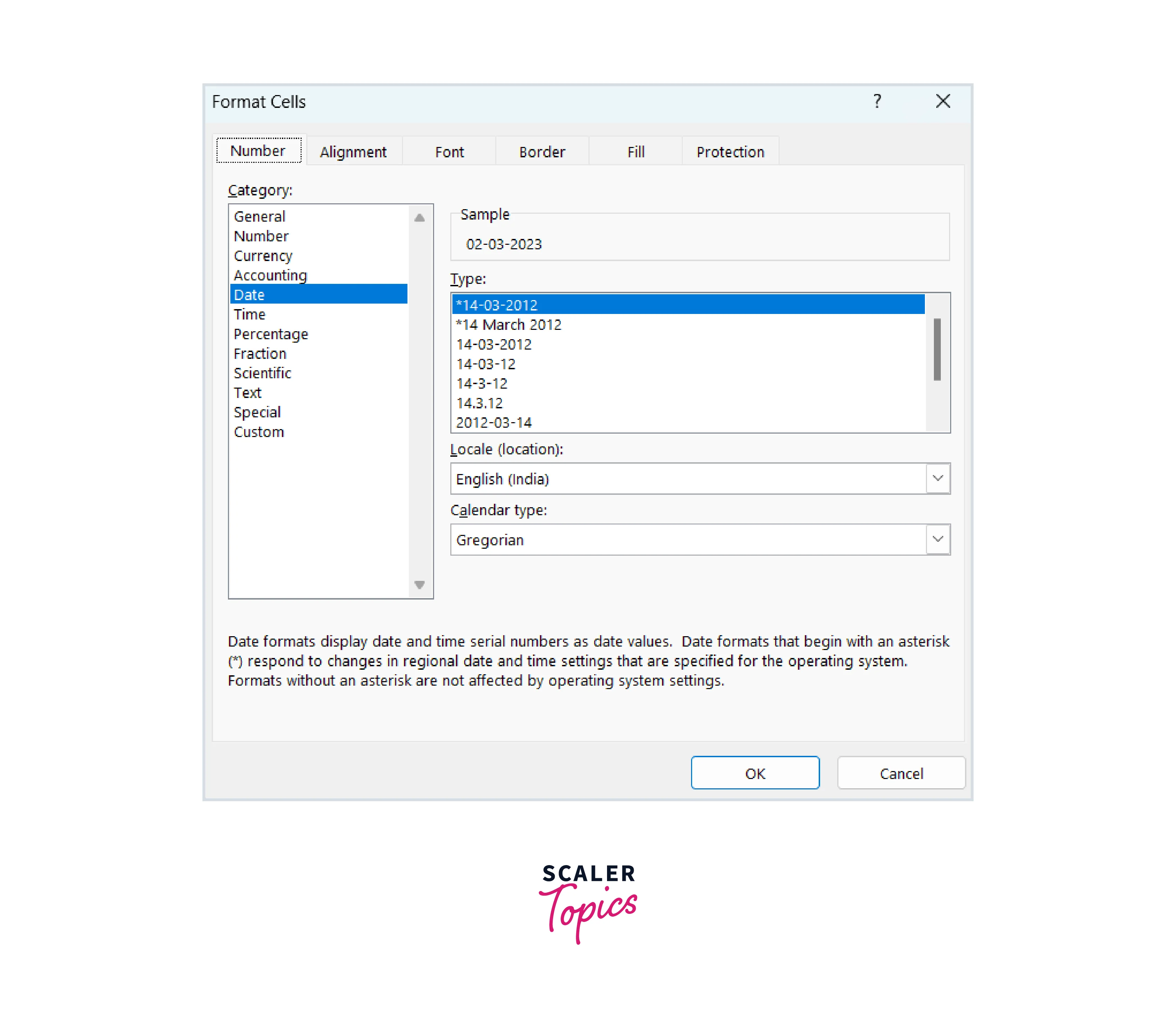 Date Format in Excel - Scaler Topics