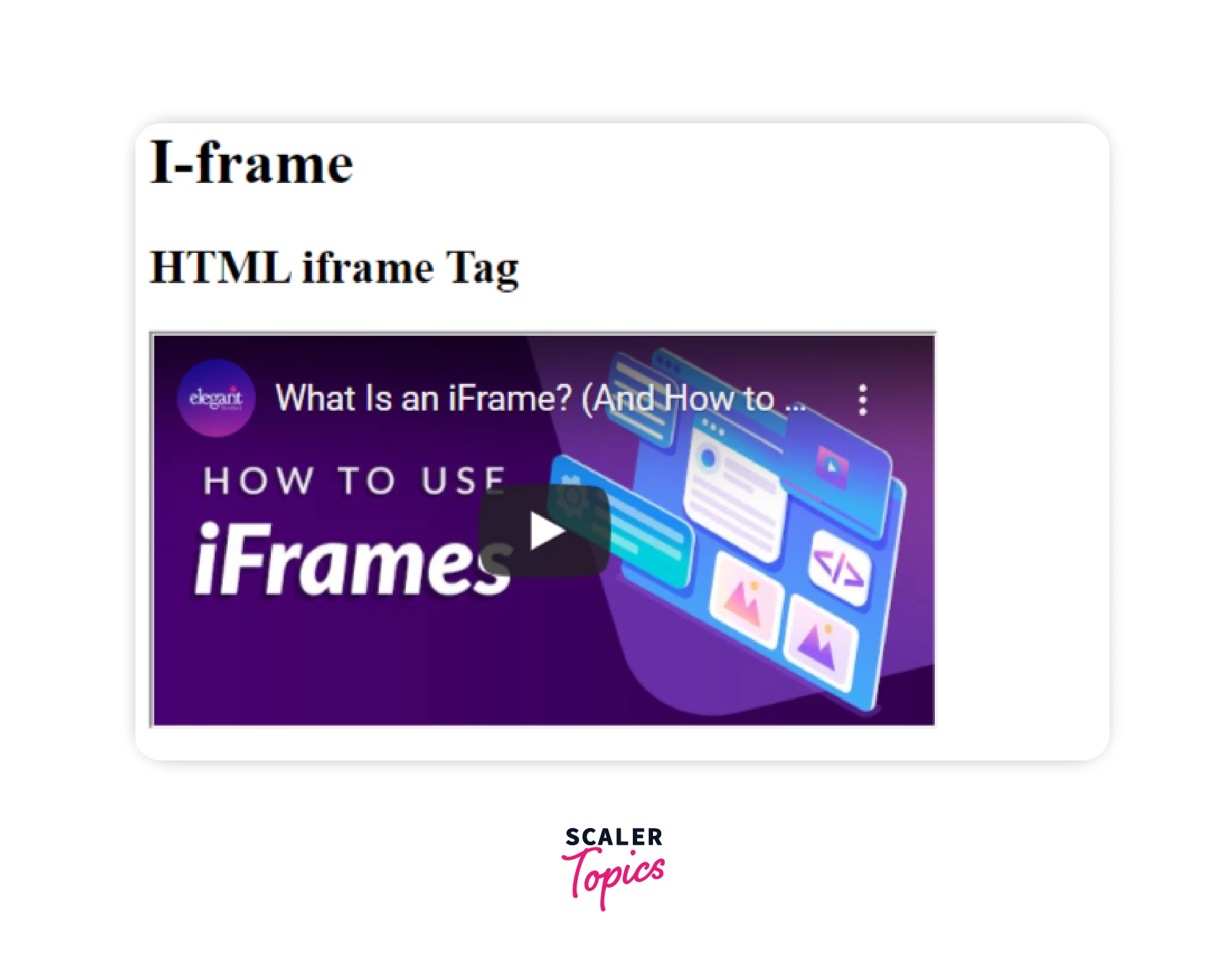 Iframe - Set Height and Width