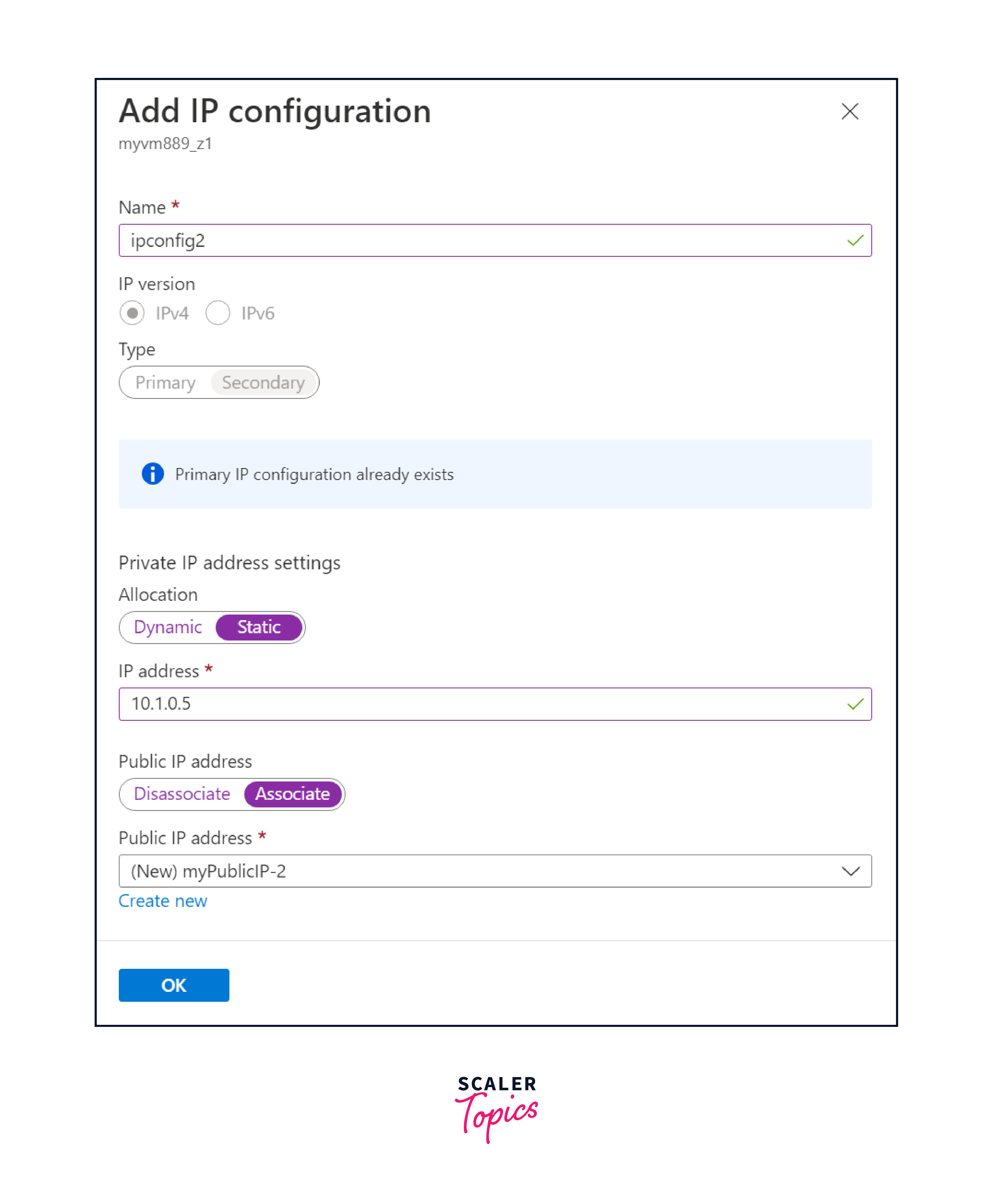 IP Configuration editing or adding image