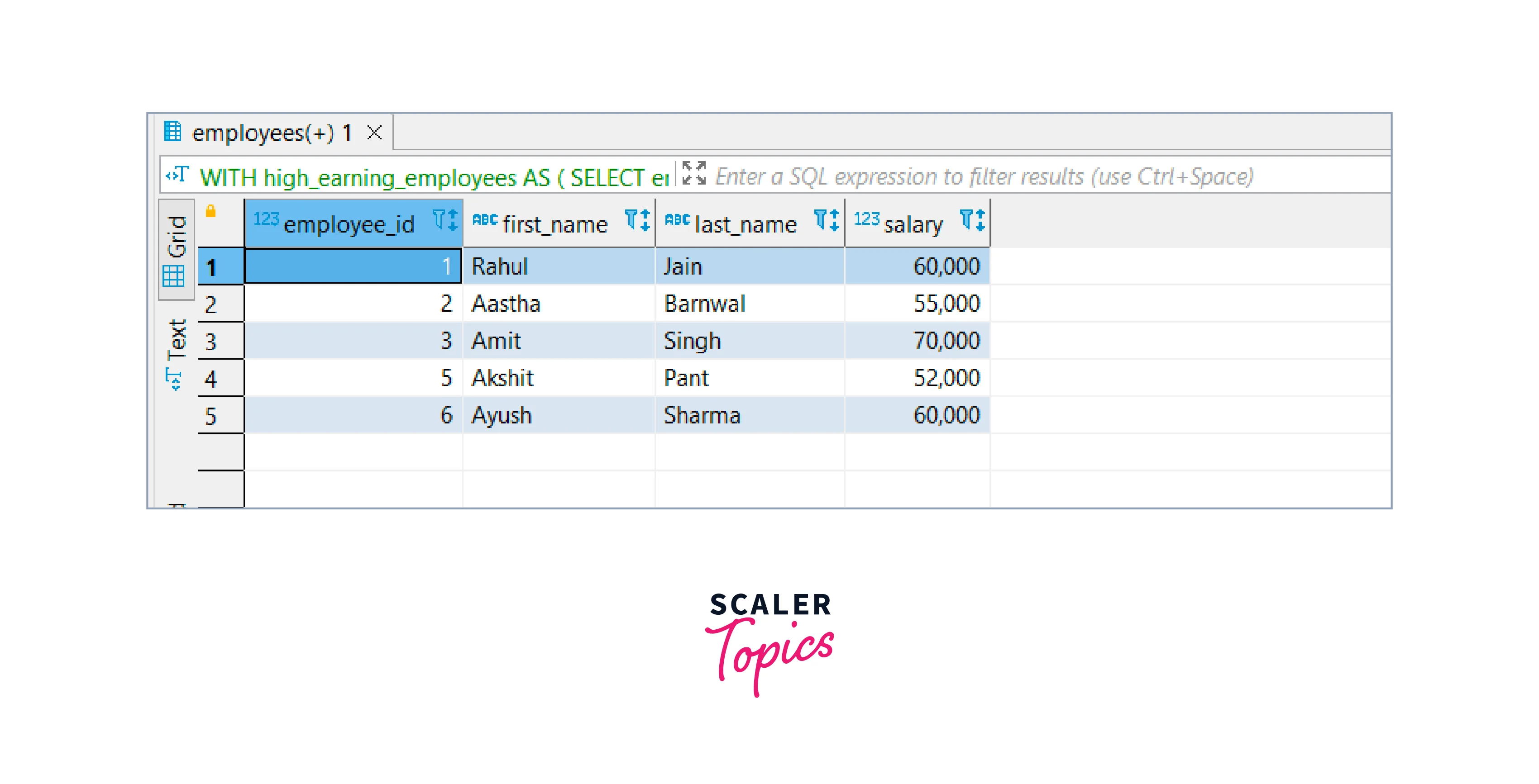 joining cte with table