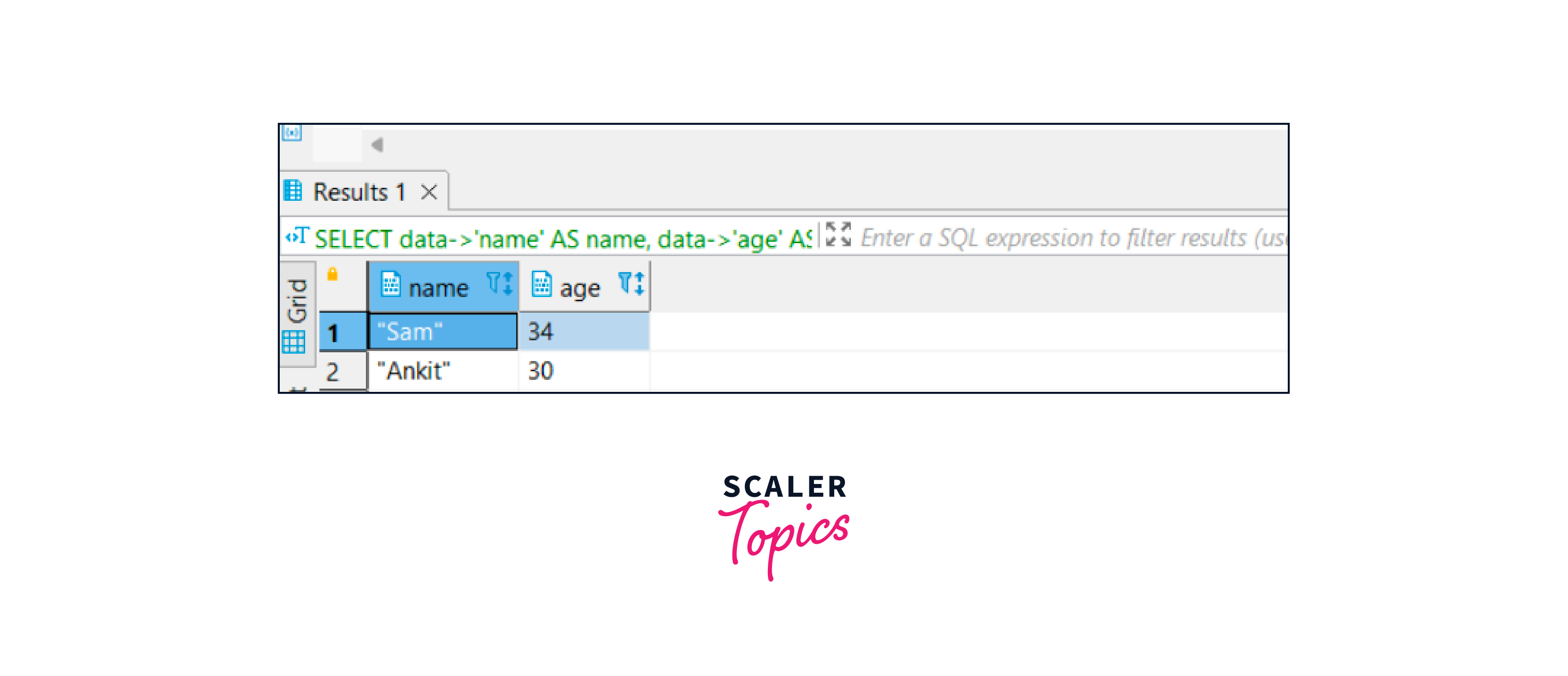 json data type