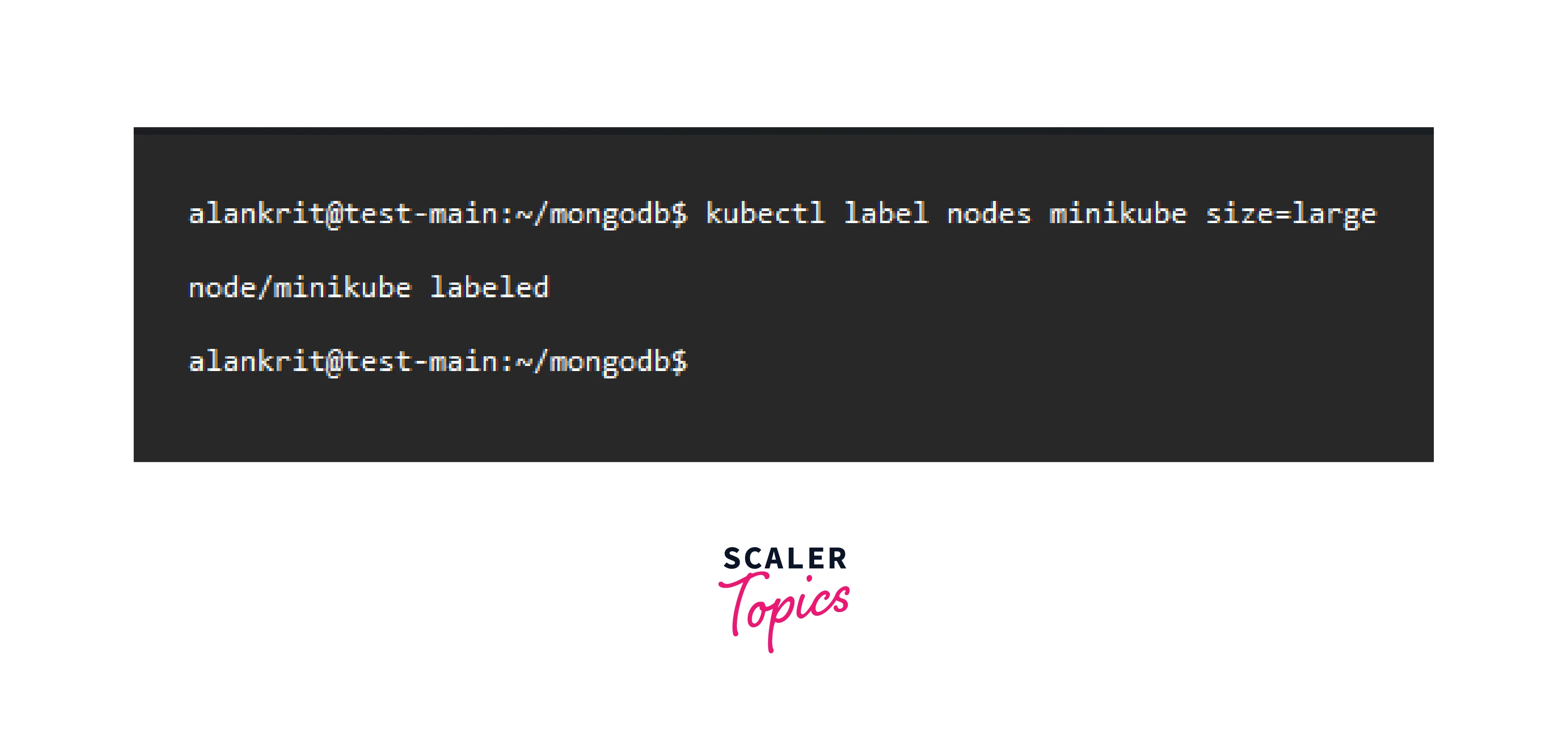 Label the Node Output