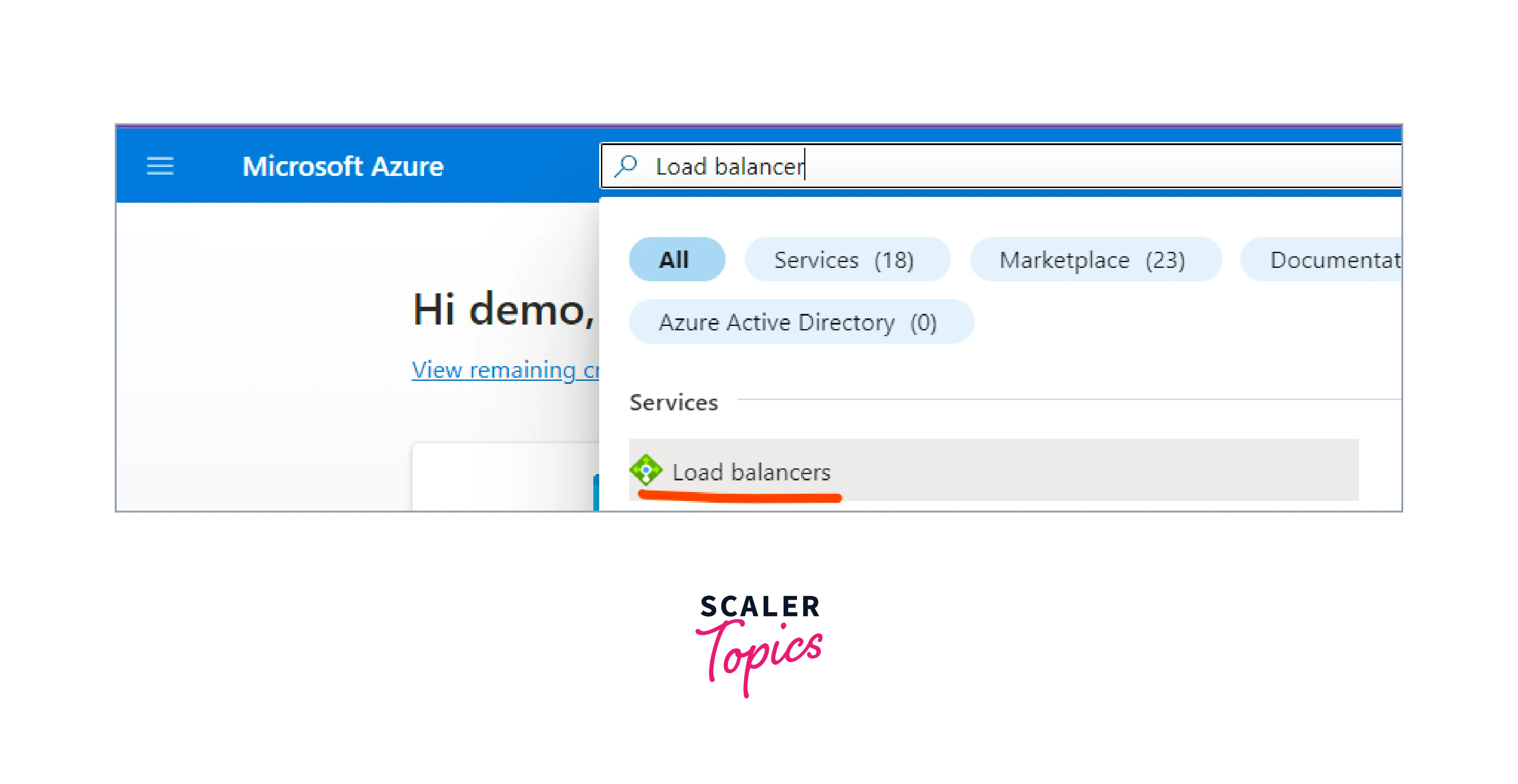 create azure load balancer