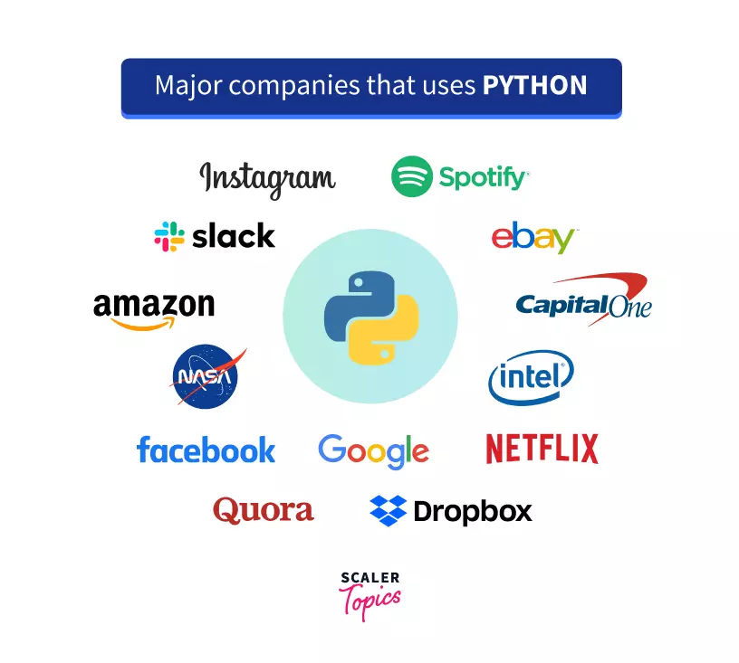 major companies that use python