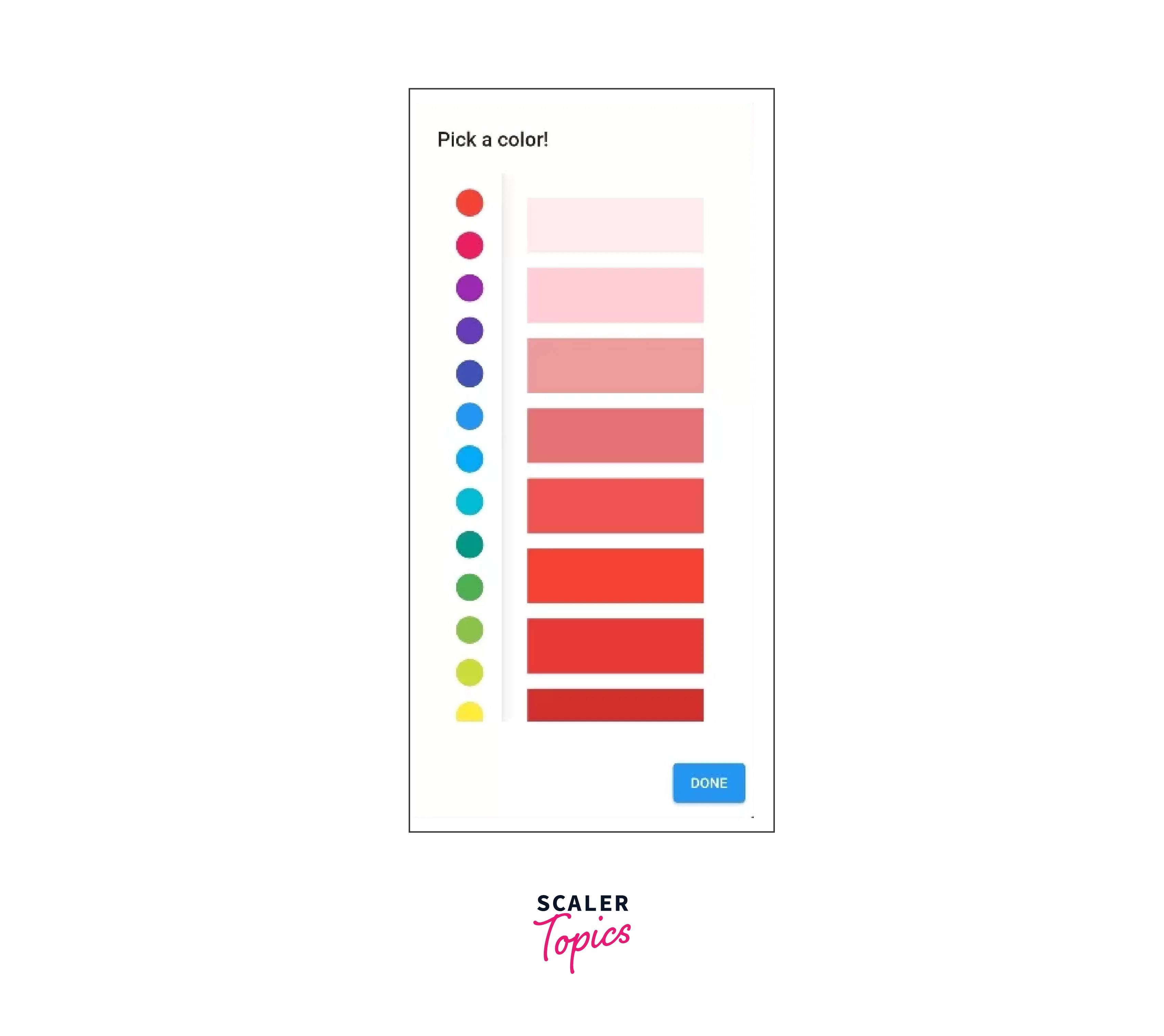 material color picker