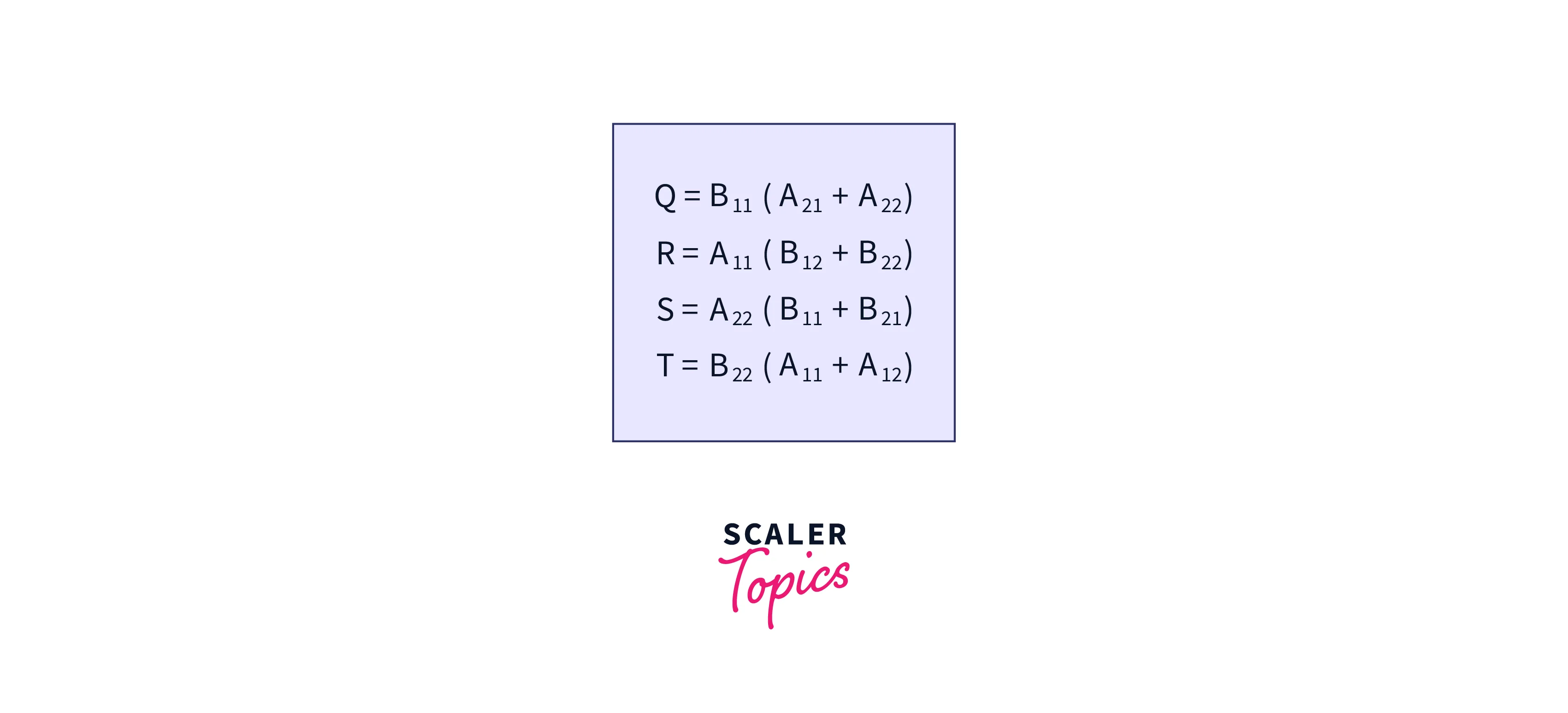 matrix multiplication equation