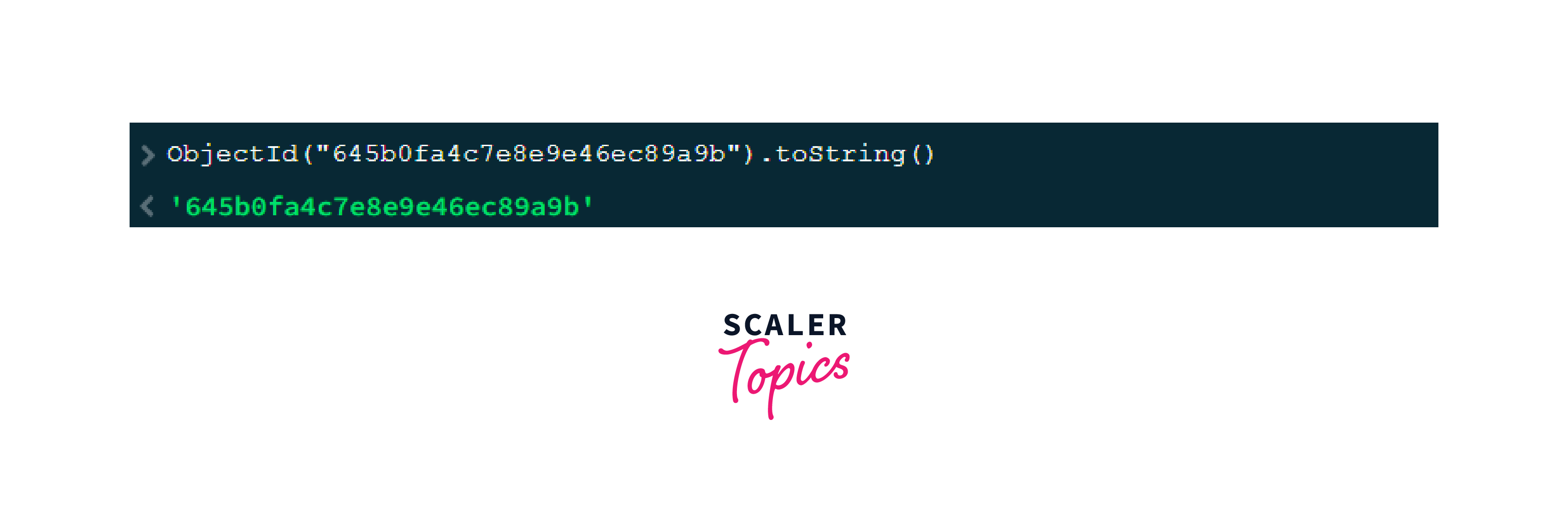 returning a hexadecimal string using toString syntax