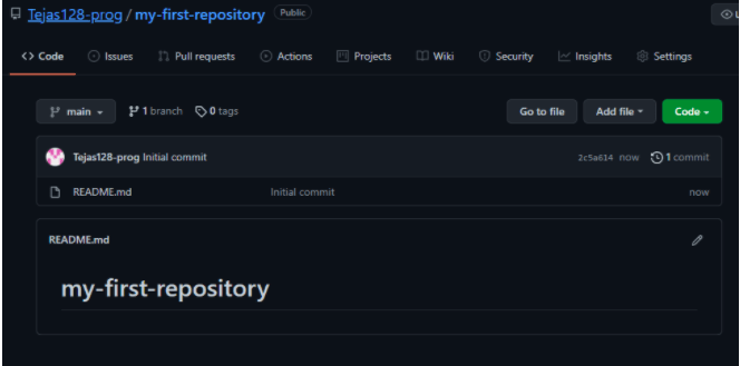 my first repository github