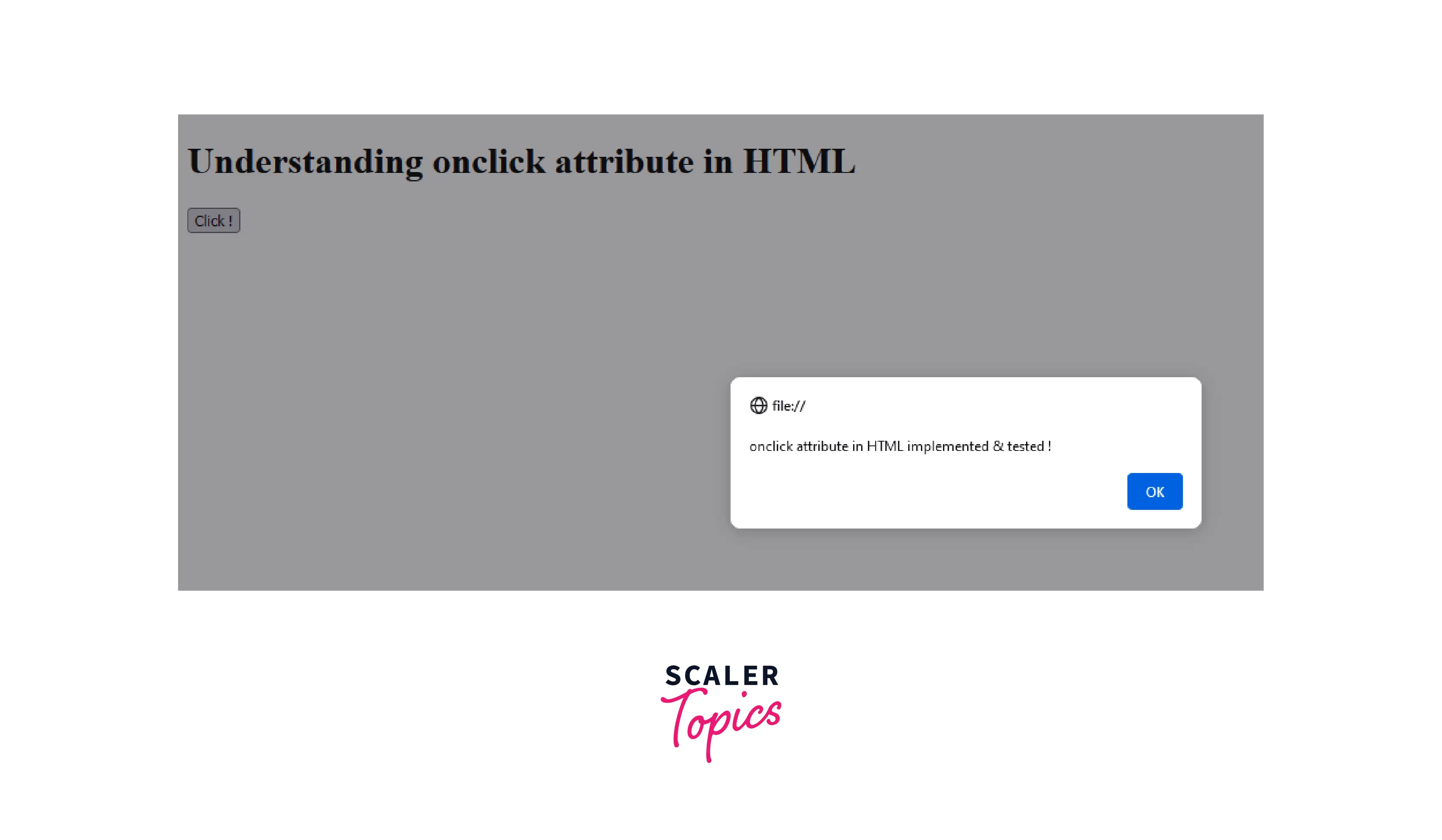 ONCLICK HTML