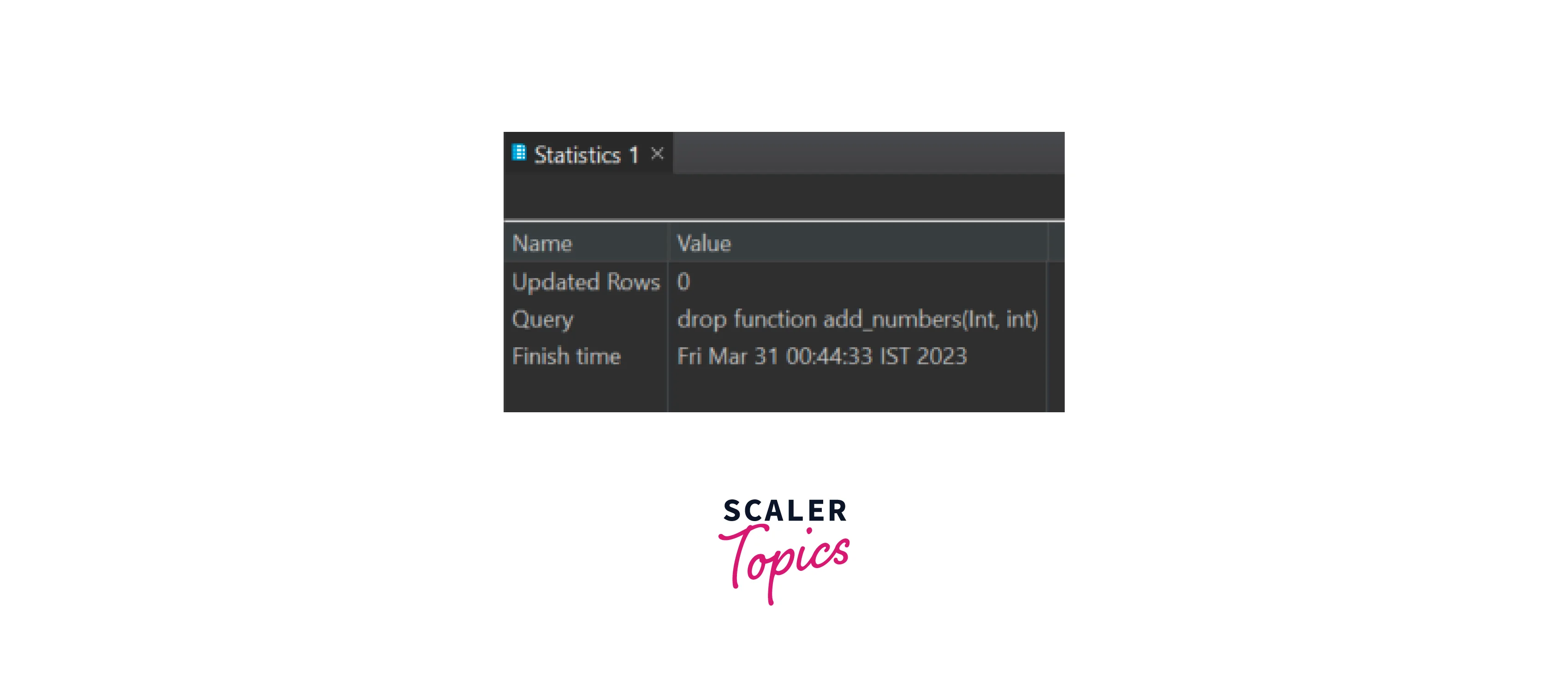 output dropping function