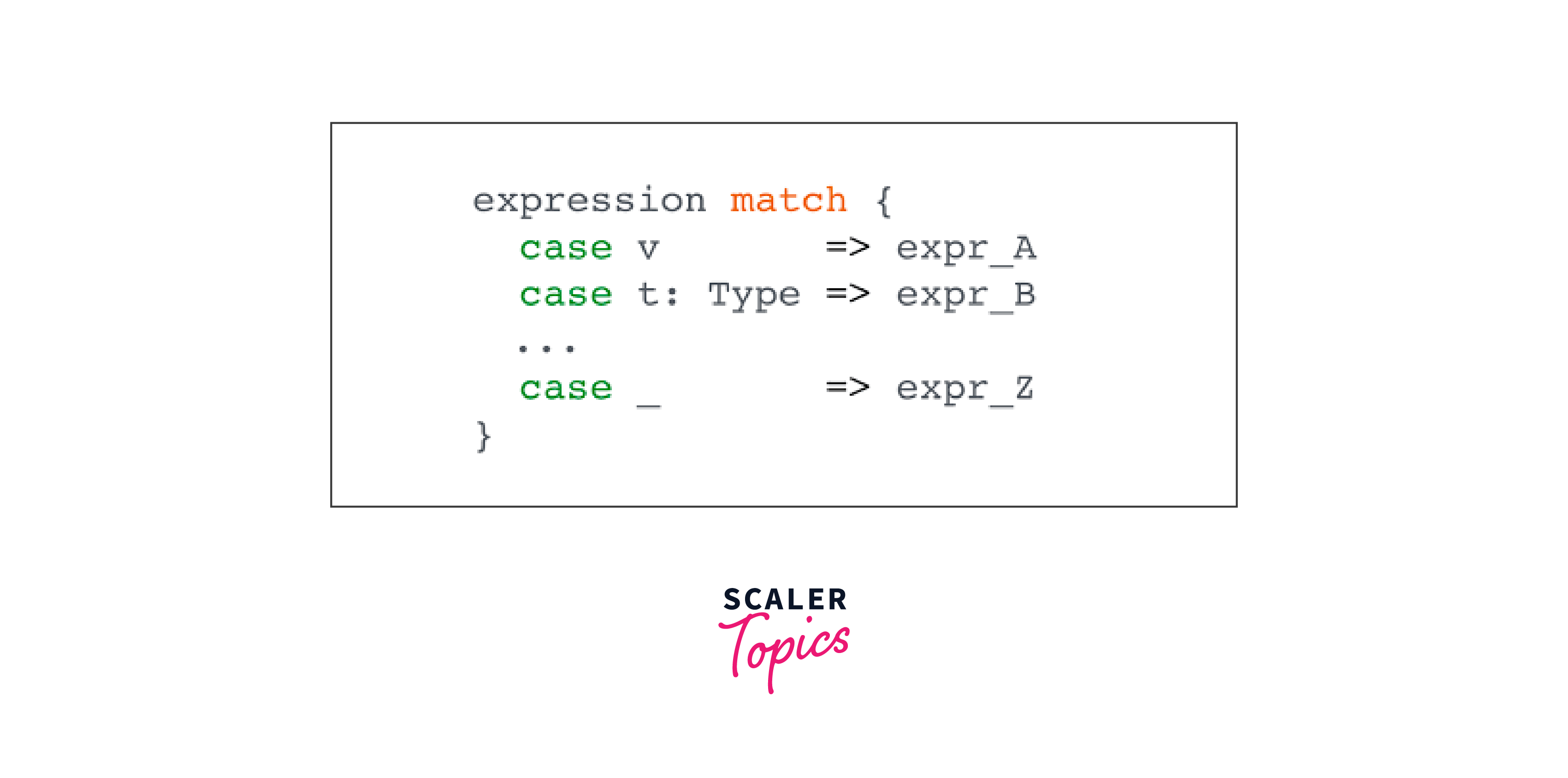 pattern matching in scala