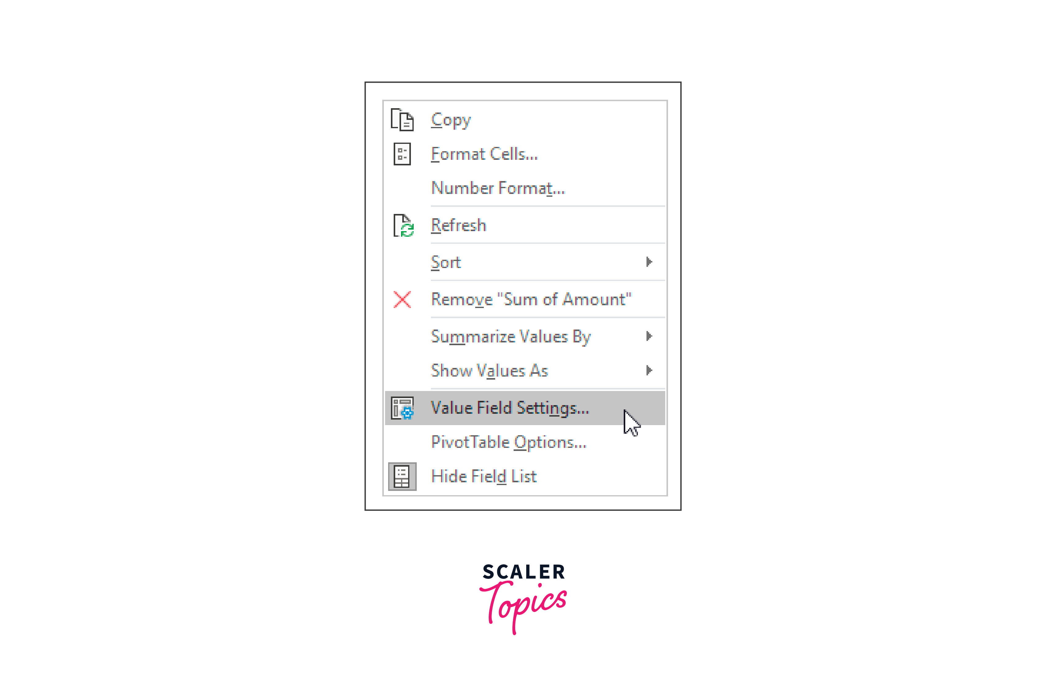 change summary calculation