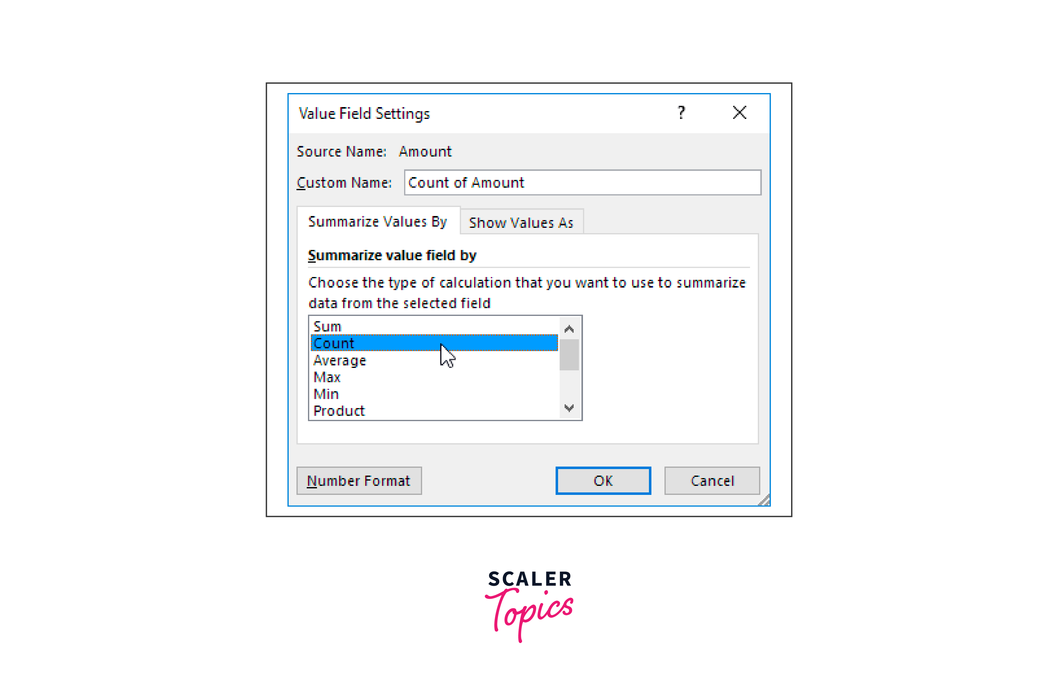 change summary calculation