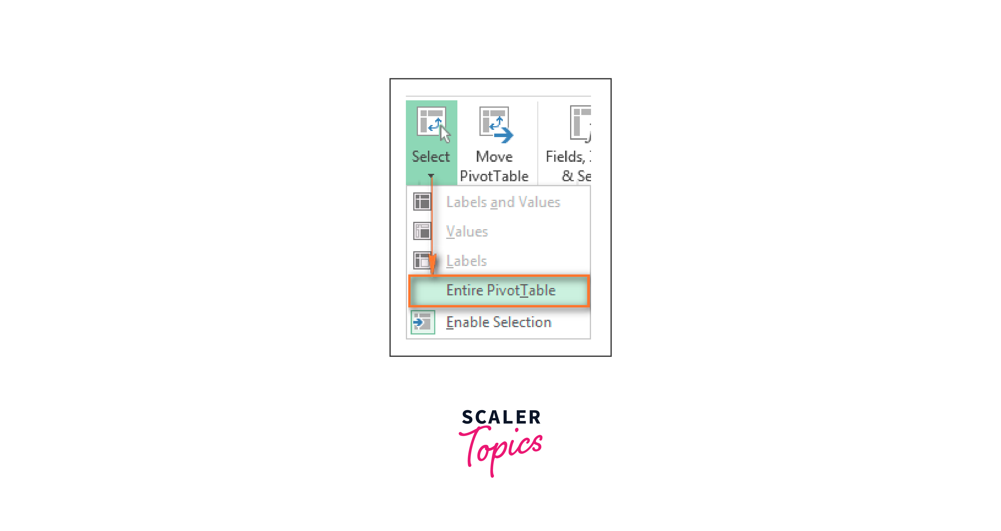 delete pivot table