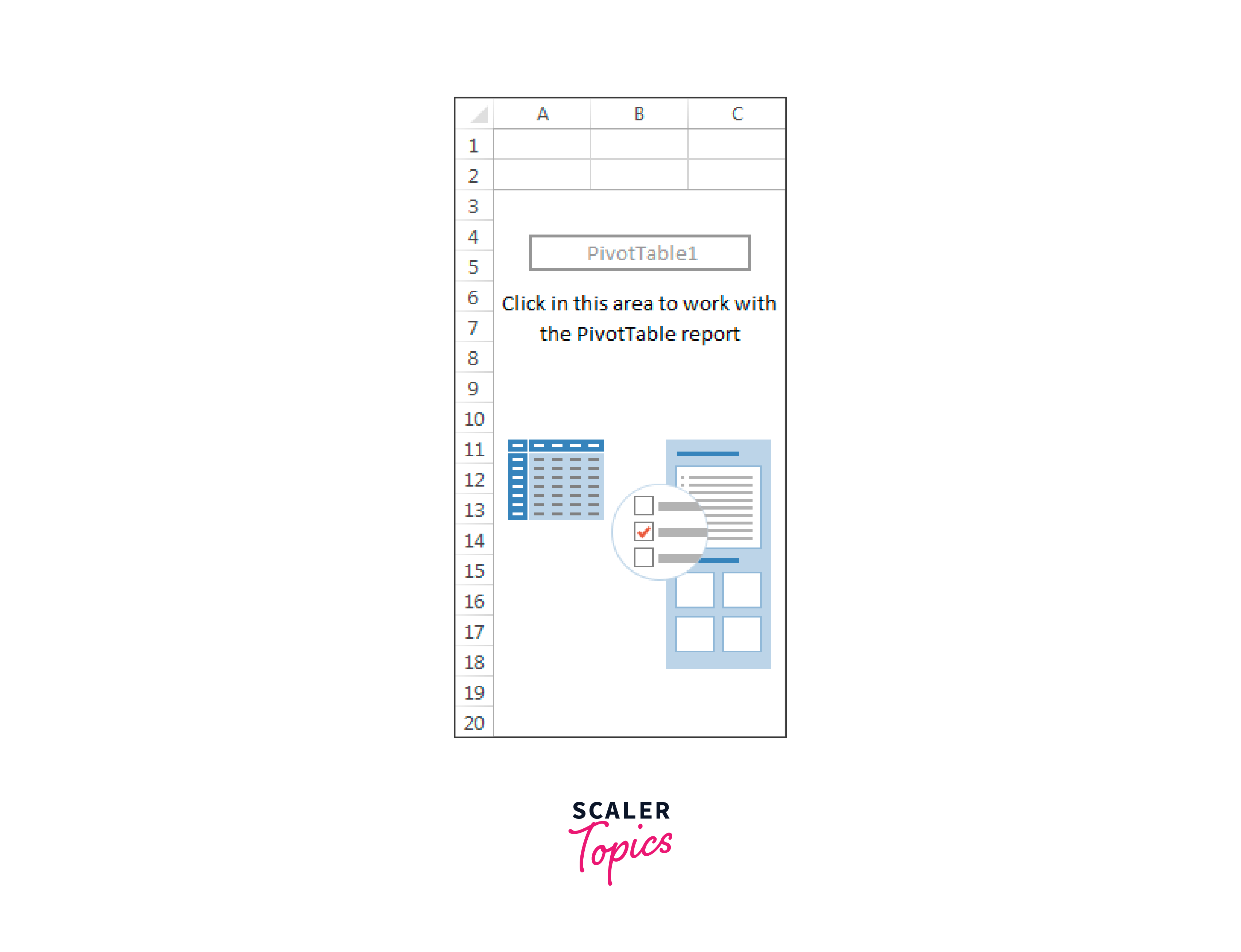 create a pivot table