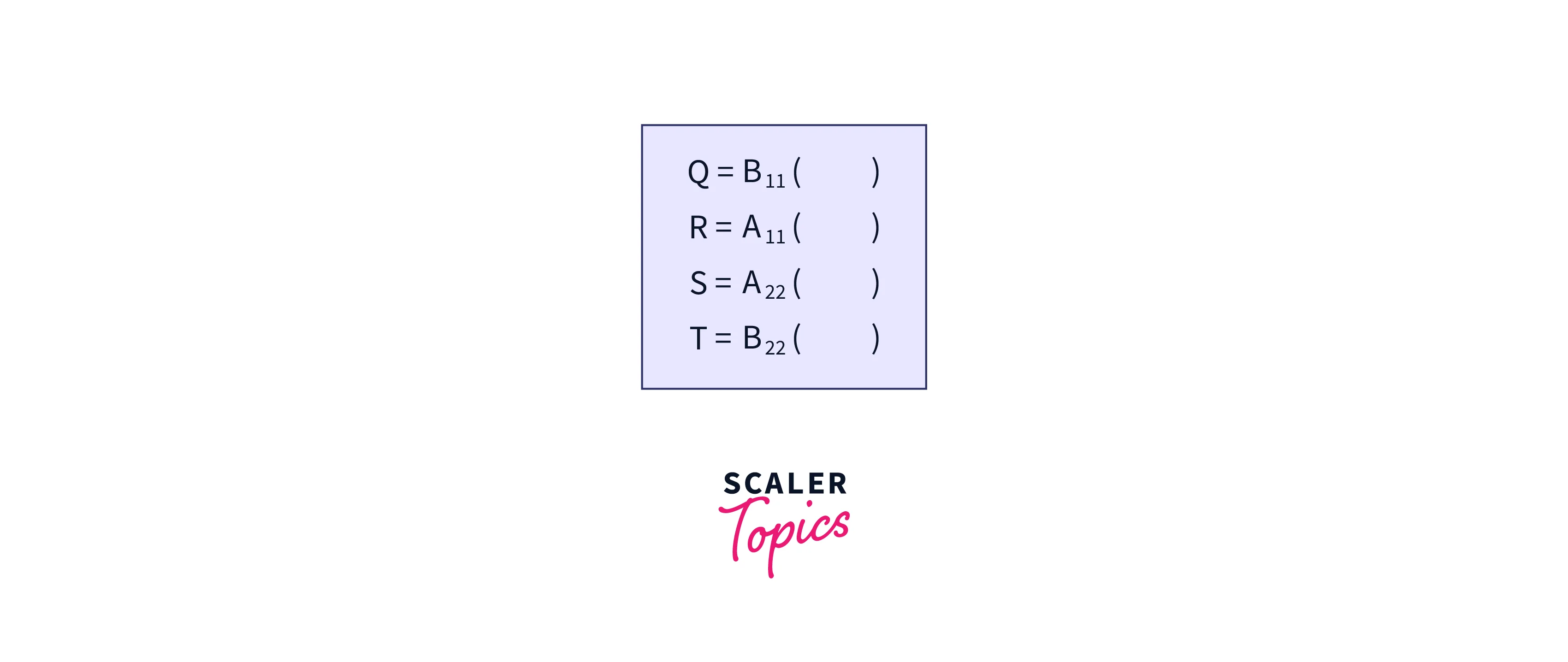 place initial values example