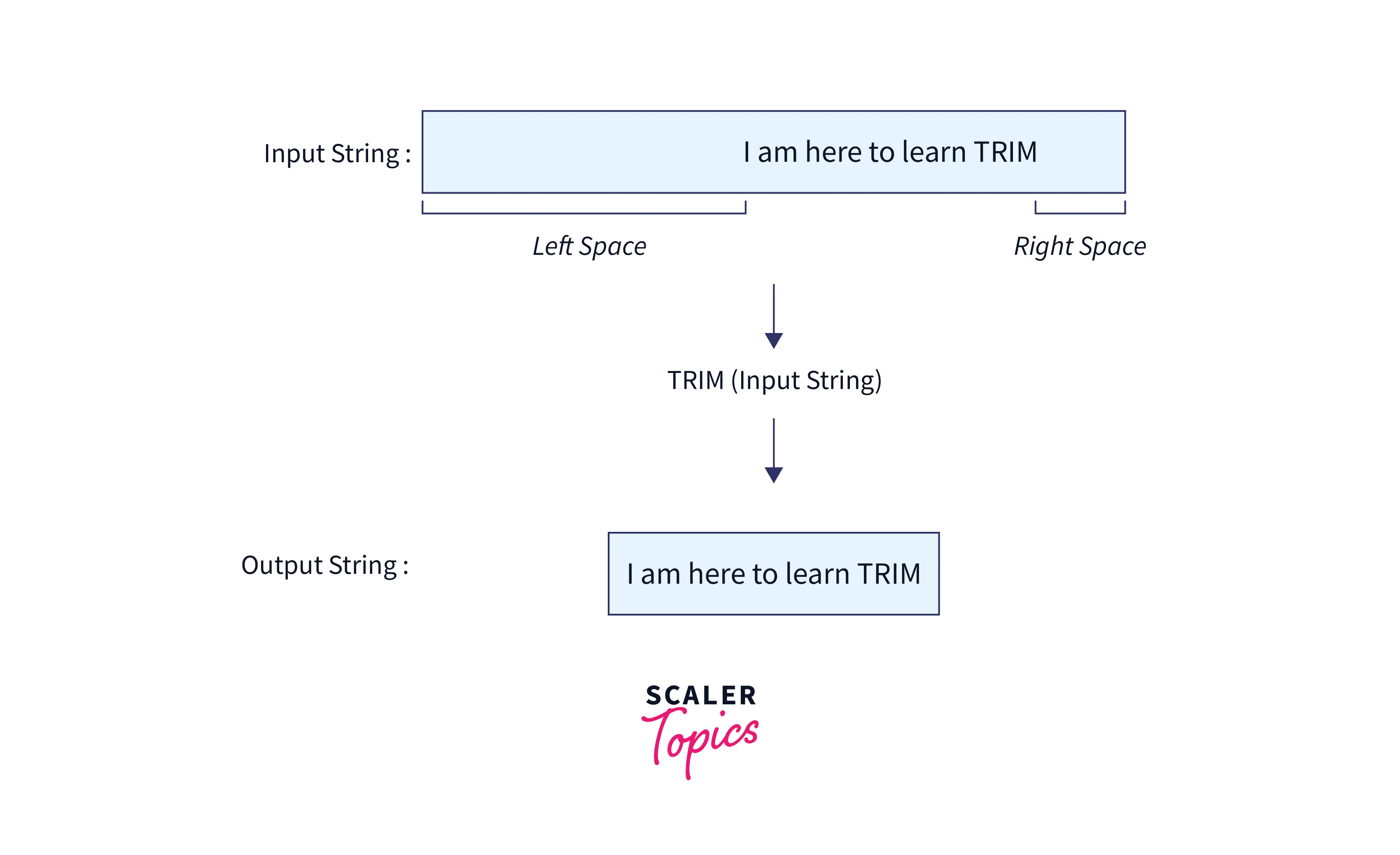 Udveksle syv kardinal What is the TRIM() Function in SQL? | Scaler Topics