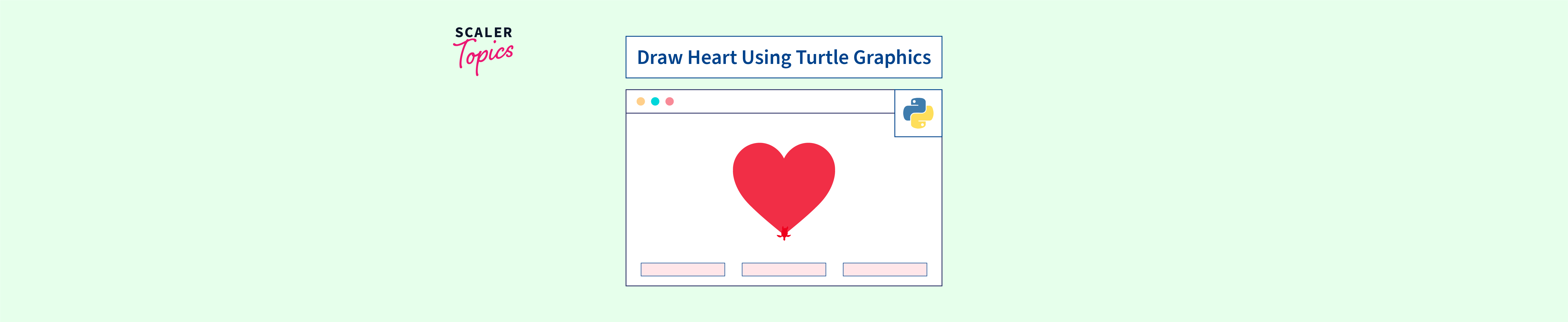 Draw Heart Using Turtle Graphics in Python - GeeksforGeeks