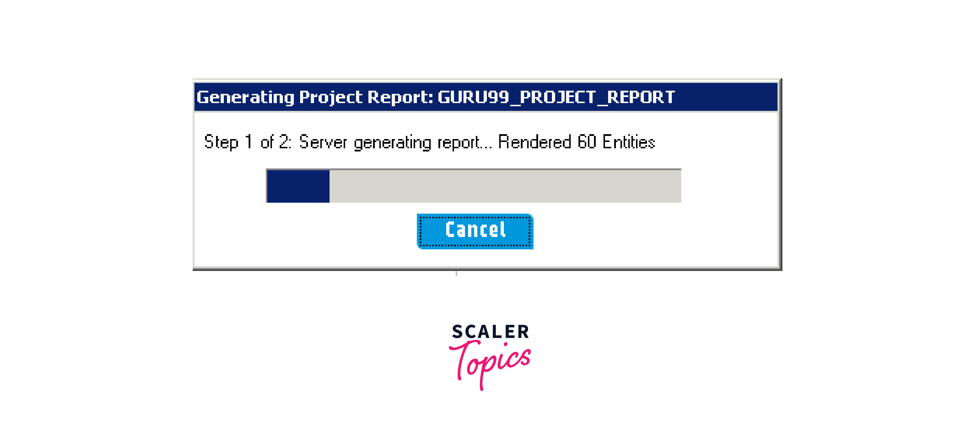 generated report